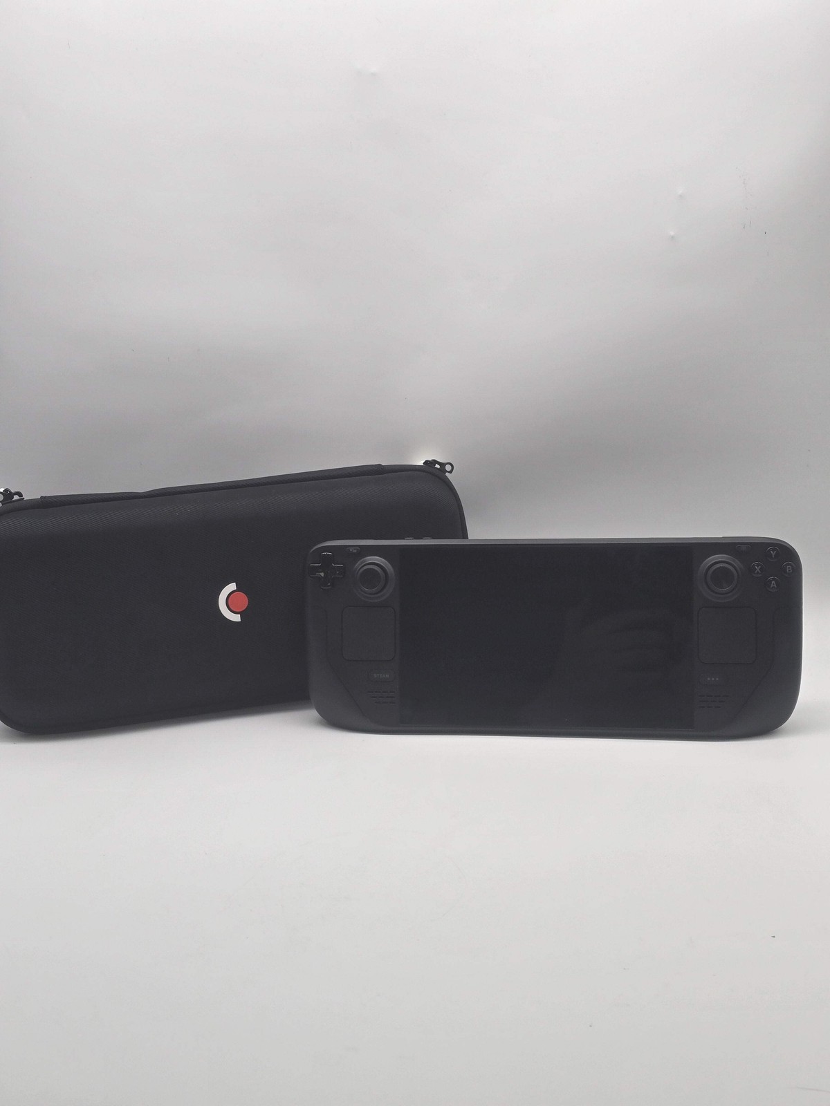 Valve Steam Deck OLED 512GB Black Handheld Gaming System with Travel Case – Used