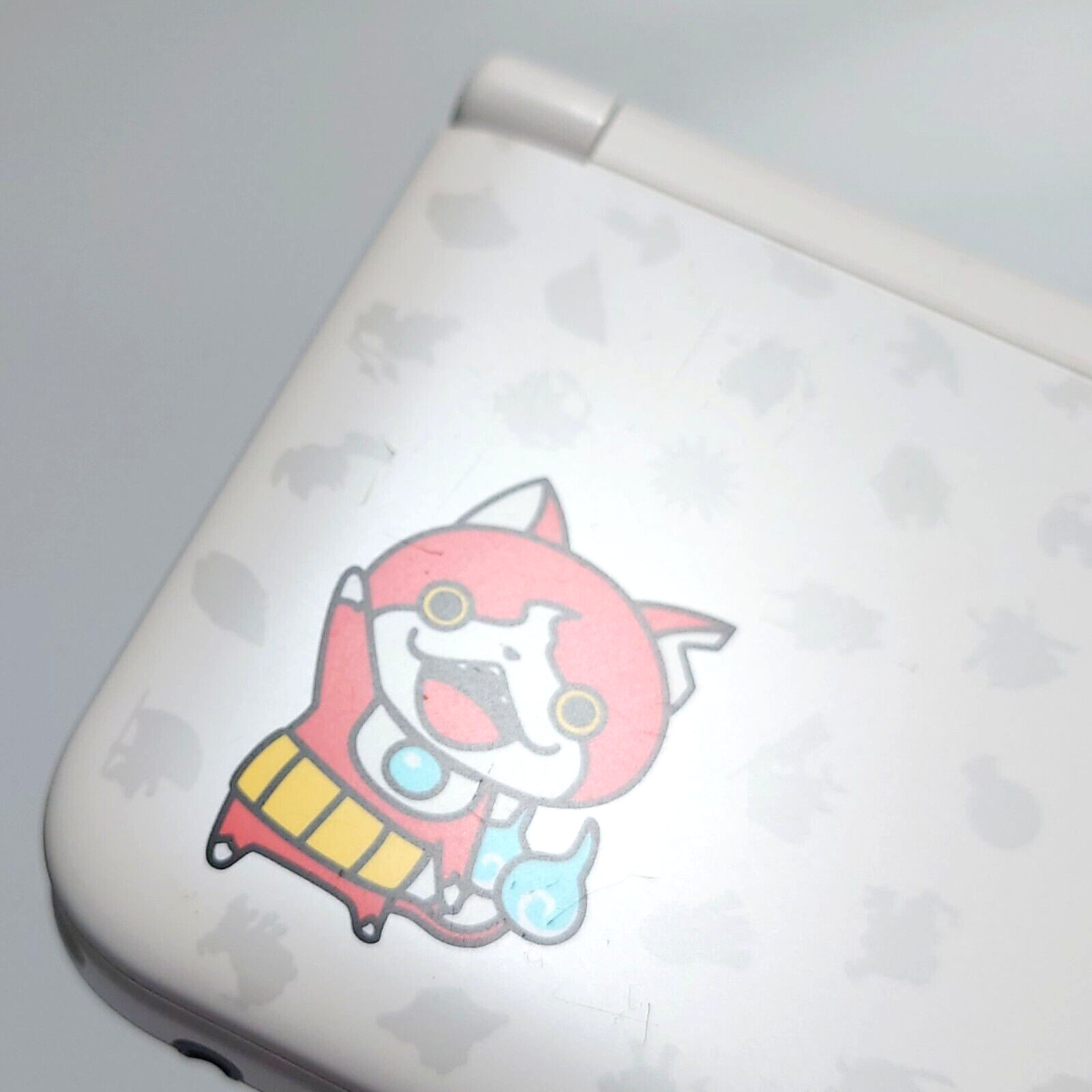 Nintendo 3DS XL LL Console Yo-kai Watch White w/Box Adapter Tested Japan Anime