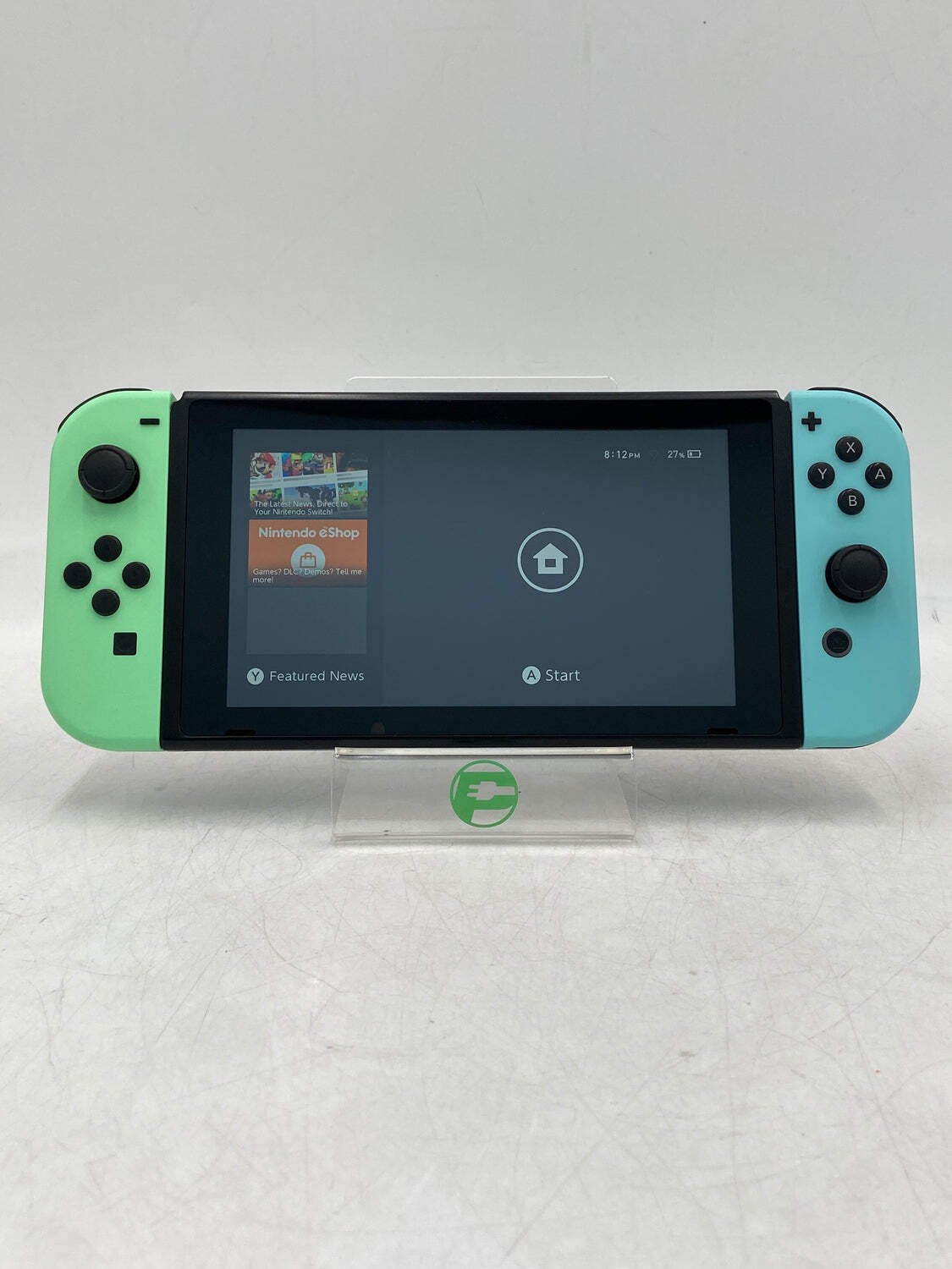 Nintendo Switch v1 Console Gaming System HAC-001 Animal Crossing Edition