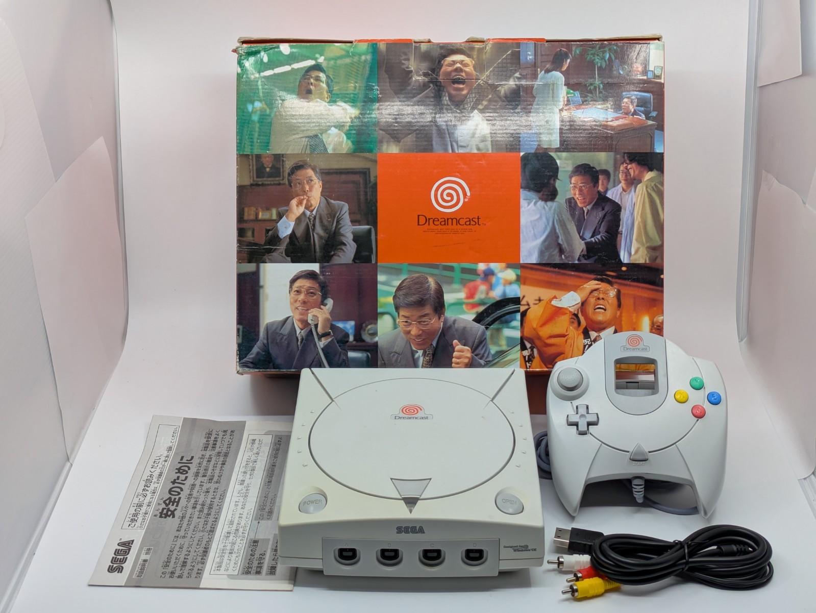 SEGA Dreamcast HKT-3000 Console Controller Boxed NTSC-J Japan Tested Working
