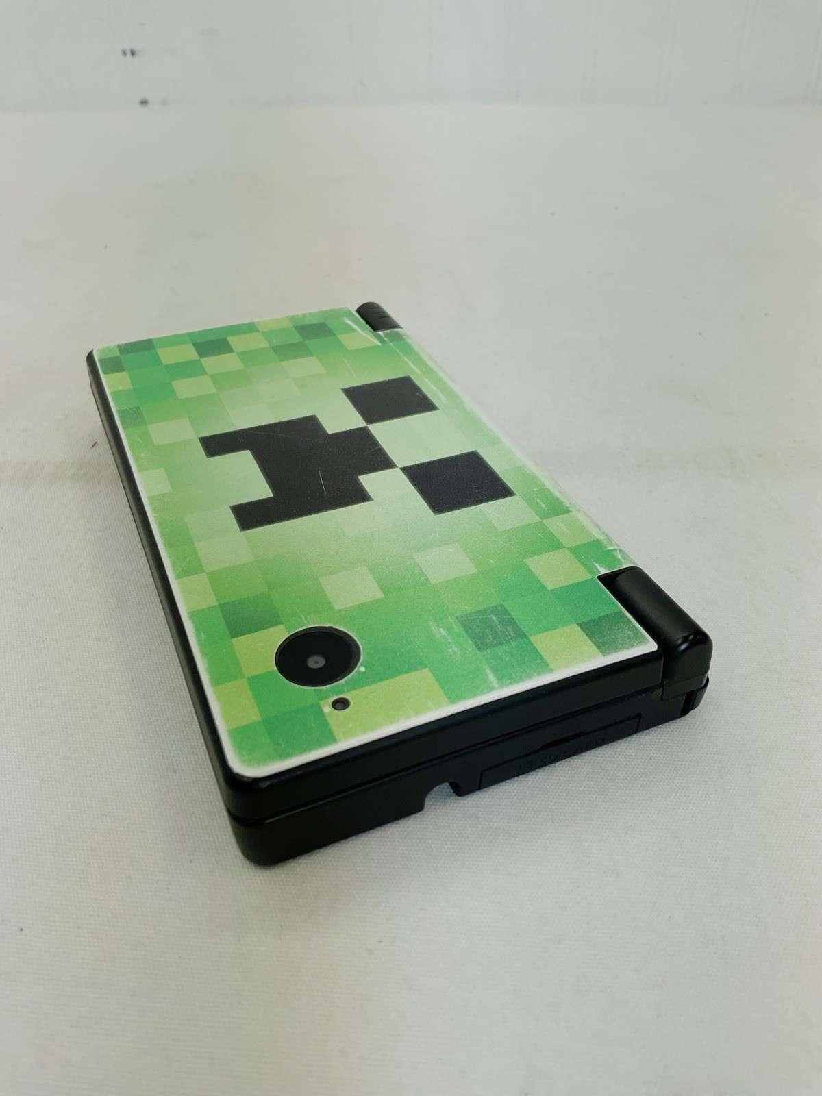 Nintendo DSi Console TWL-001 | Black With Minecraft Stickers | Tested & Working