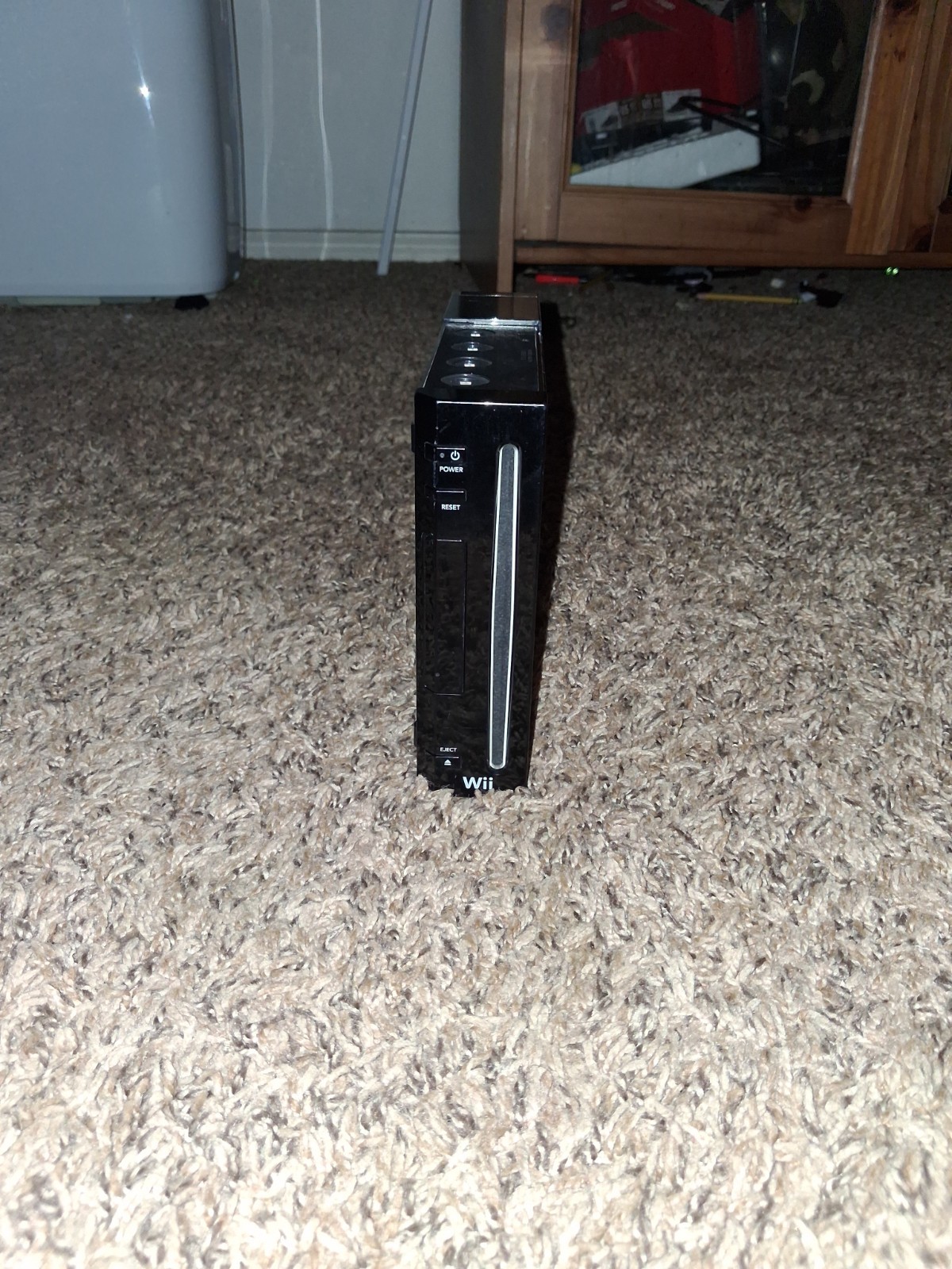 Nintendo Wii Black Home Console Bundle, Remote MotionPlus, Nunchuk, Wii Wheel