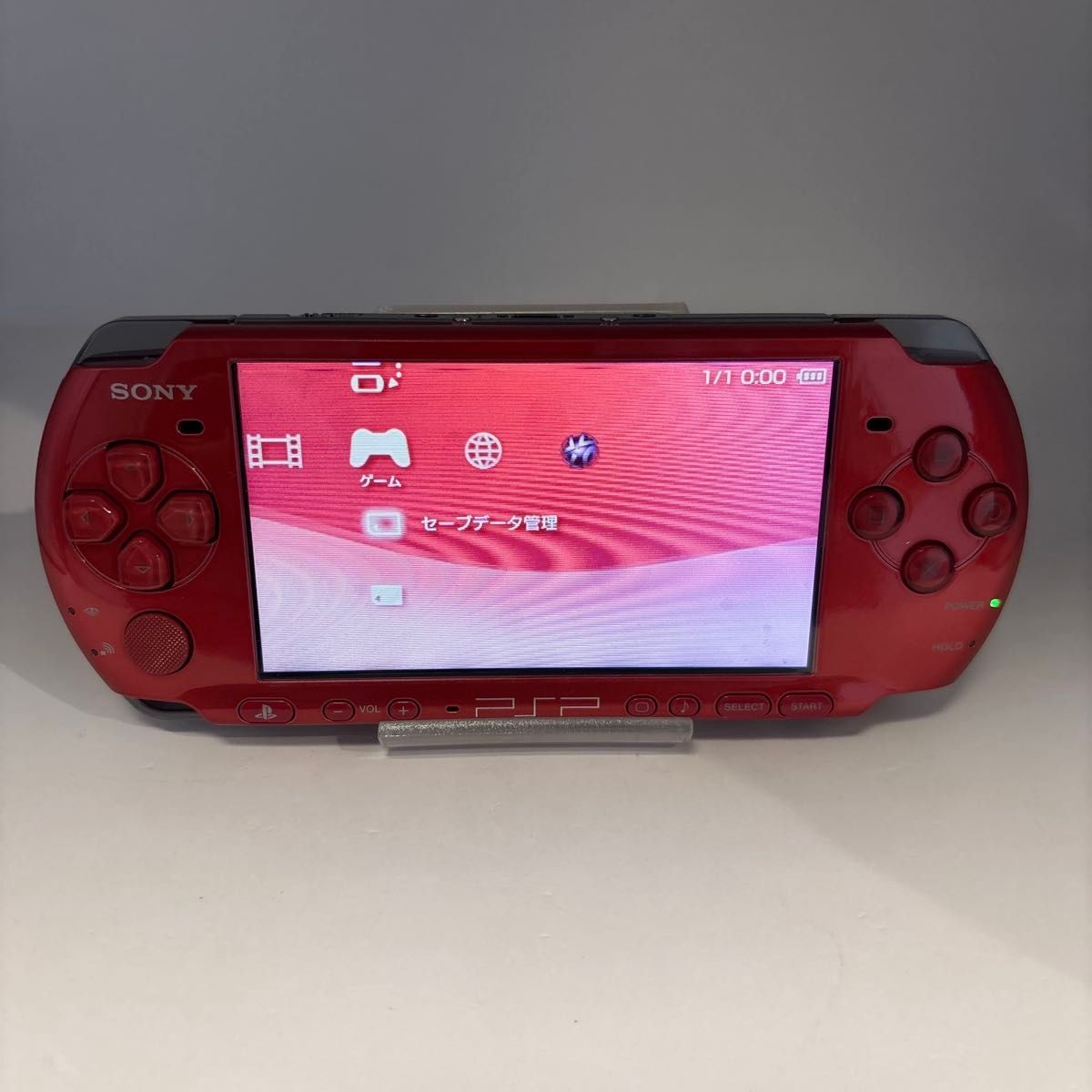 Sony PSP‑3000 Radiant Red Carnival Color Console Tested Working – Japan Model