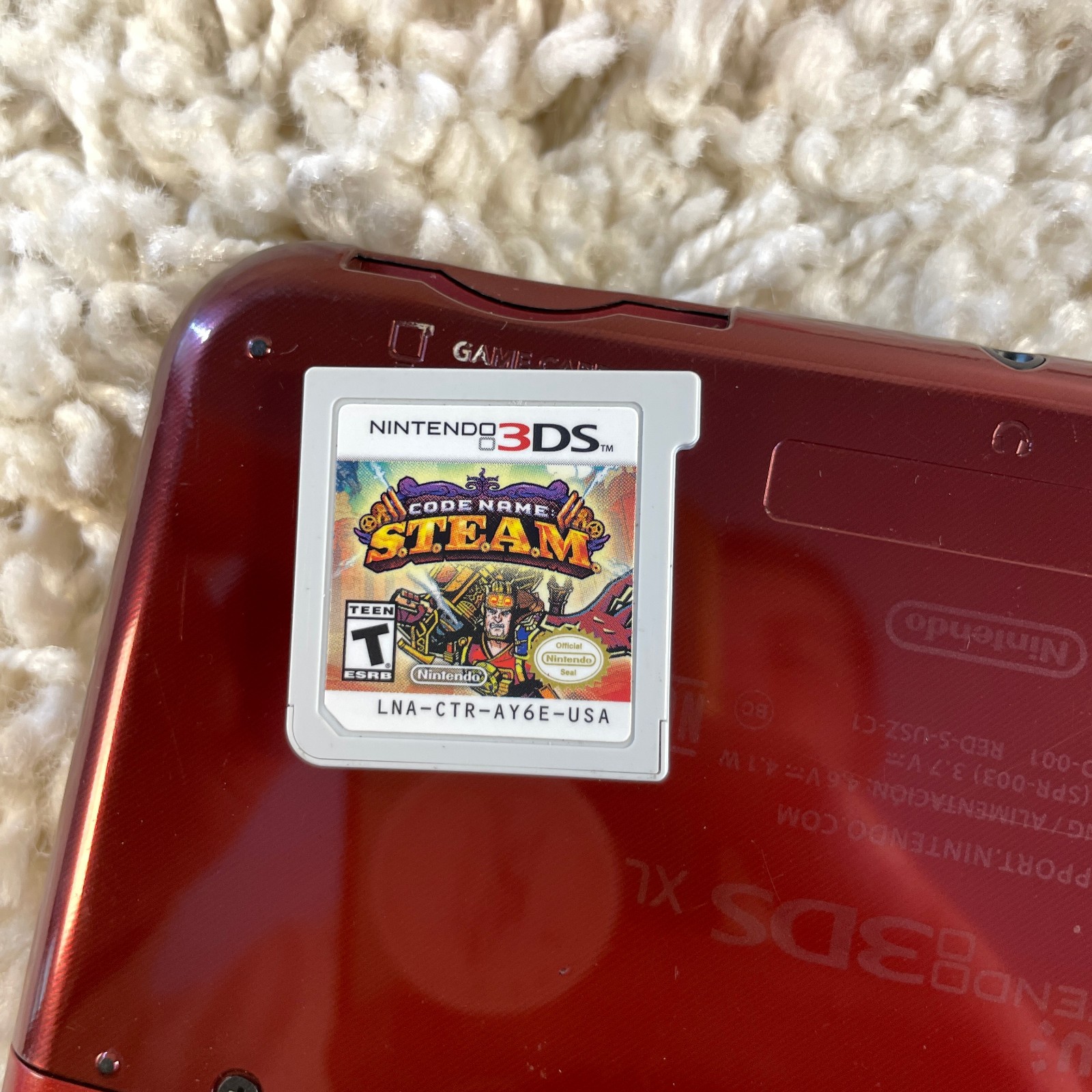 Nintendo “New” 3DS XL Metallic Red Handheld Console System RED-001 Top IPS Works