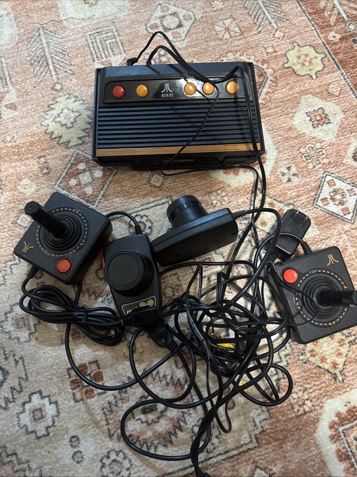 Atari Flashback 5 Console Built-In Games w/ 2 Wired JoysticksTESTED
