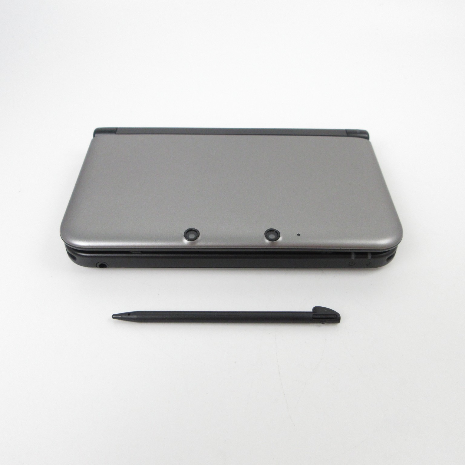 【Excellent】Nintendo 3DS LL XL Silver x Black Console ONLY Japan Ver. #NET0517/02