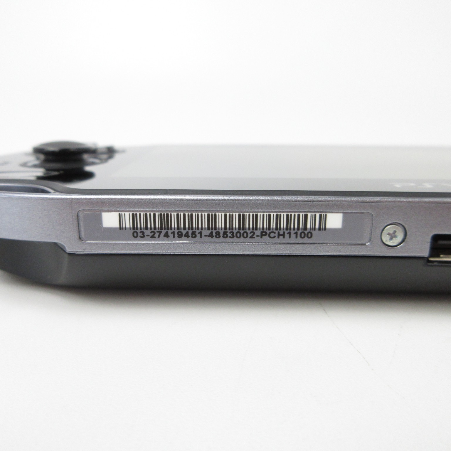 【Excellent】Sony PS Vita PCH-1100 Crystal Black 3G/Wi-Fi Model Console only #RET0