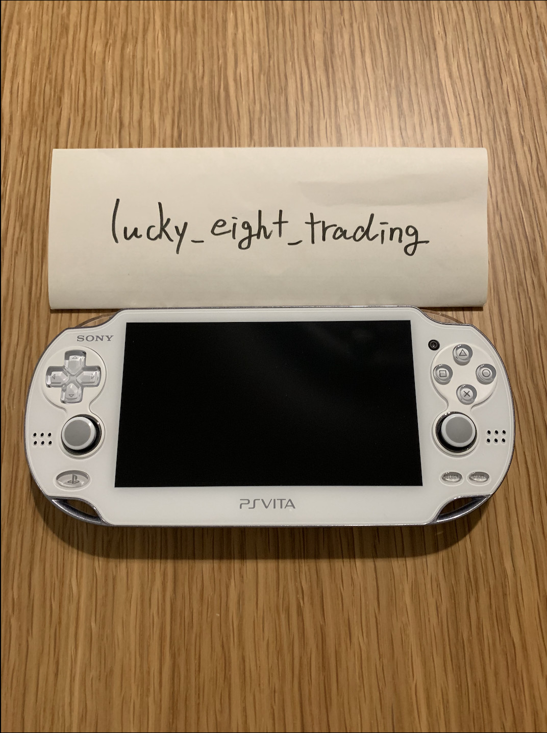 PS Vita Crystal White PCH 1000 ZA02 Console Charger PSV Fat [CC]