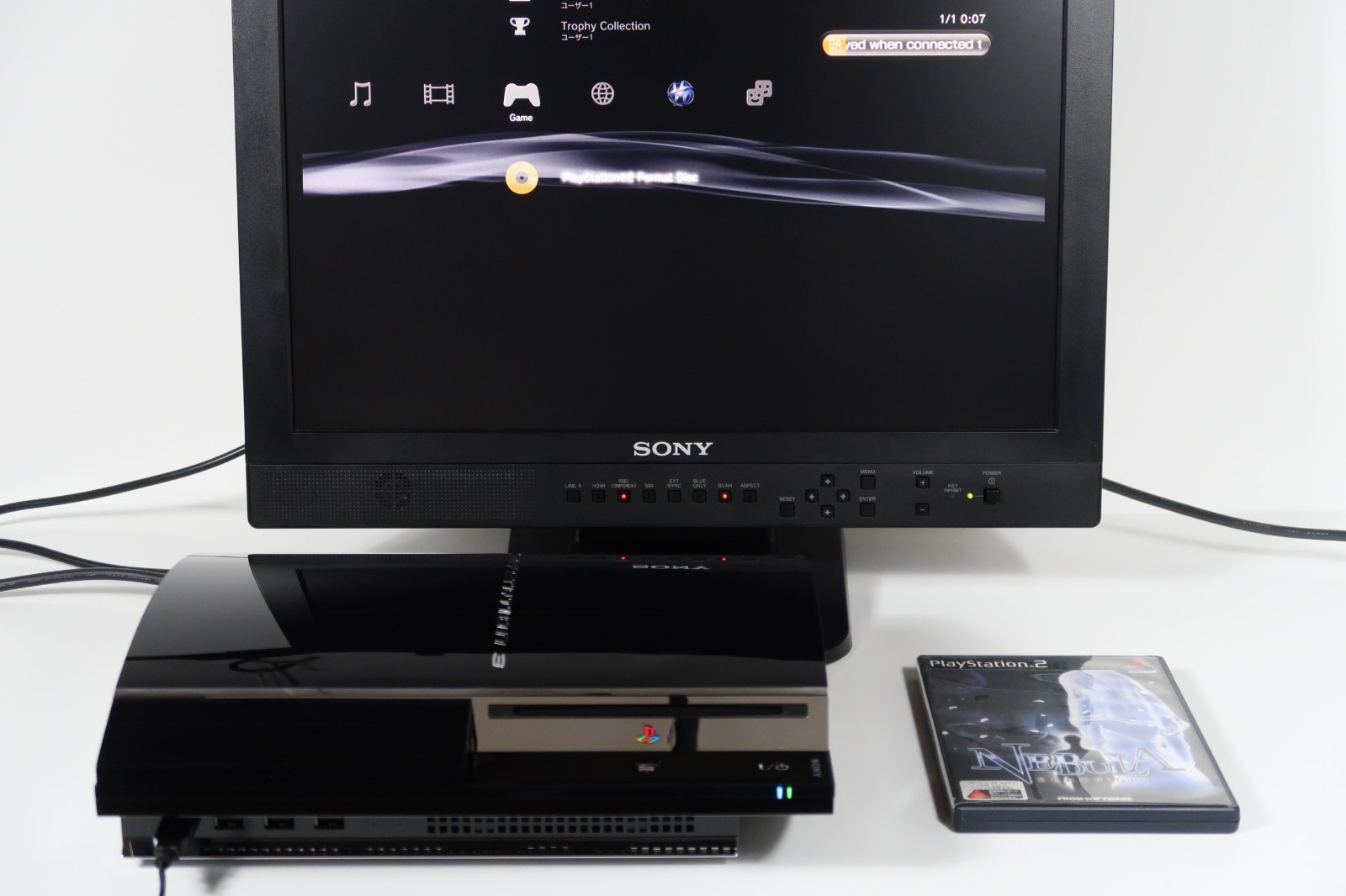 Excellent Sony PlayStation 3 PS3 CECHA00 60GB First Black Model Console W/Box
