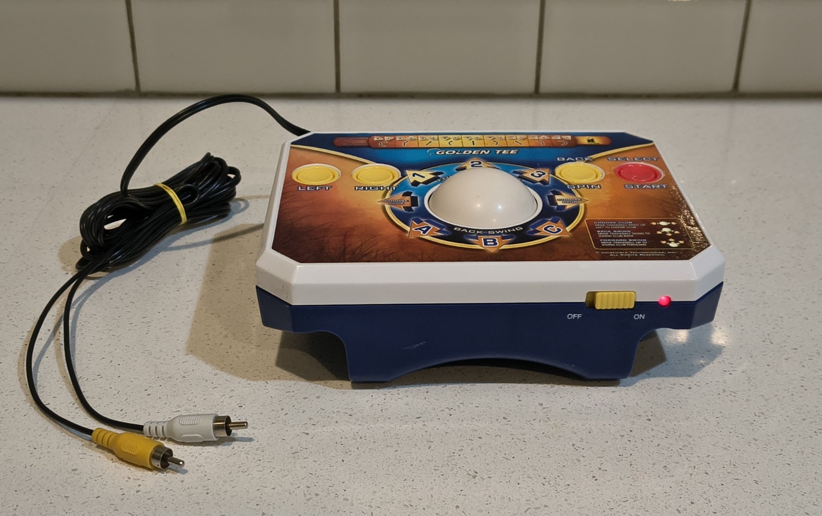 Jakks Pacific Golden Tee Golf Plug & Play Home Video Game w/ Batteries – TESTED