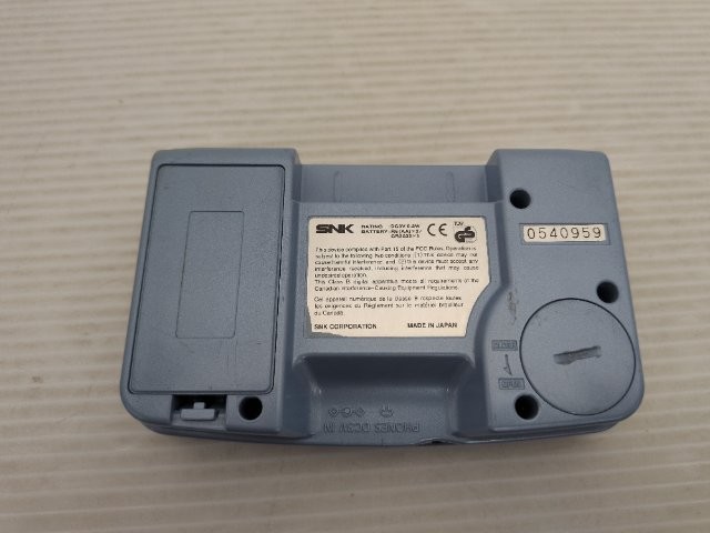 AS IS-Neo Geo Pocket Color Console (Platinum Blue) NeoGeoPocket JP 9000025625517