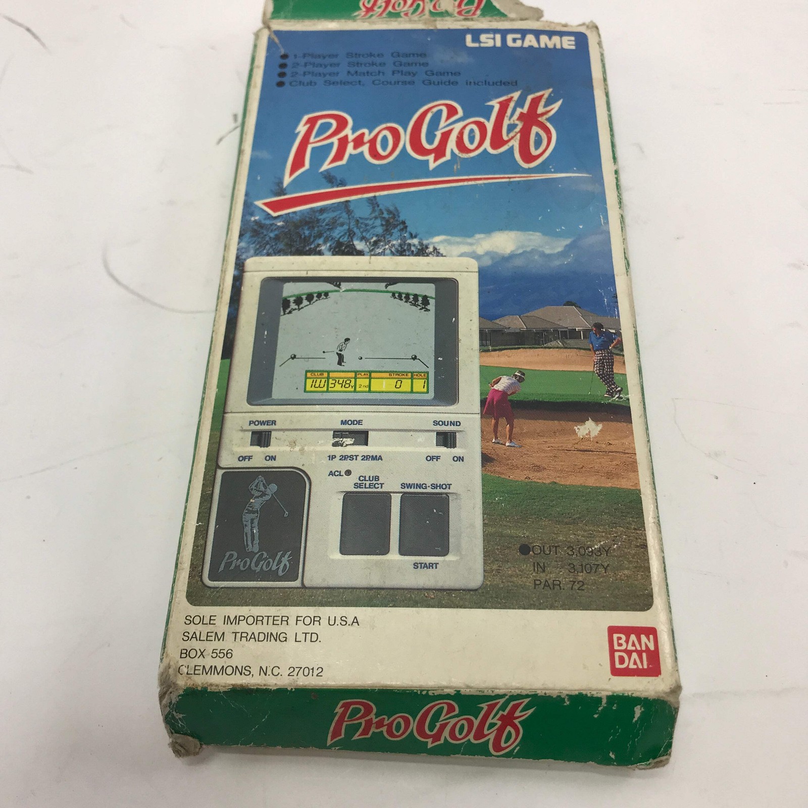 Lsi game Pro Golf Vintage Handheld Bandai Game w Box
