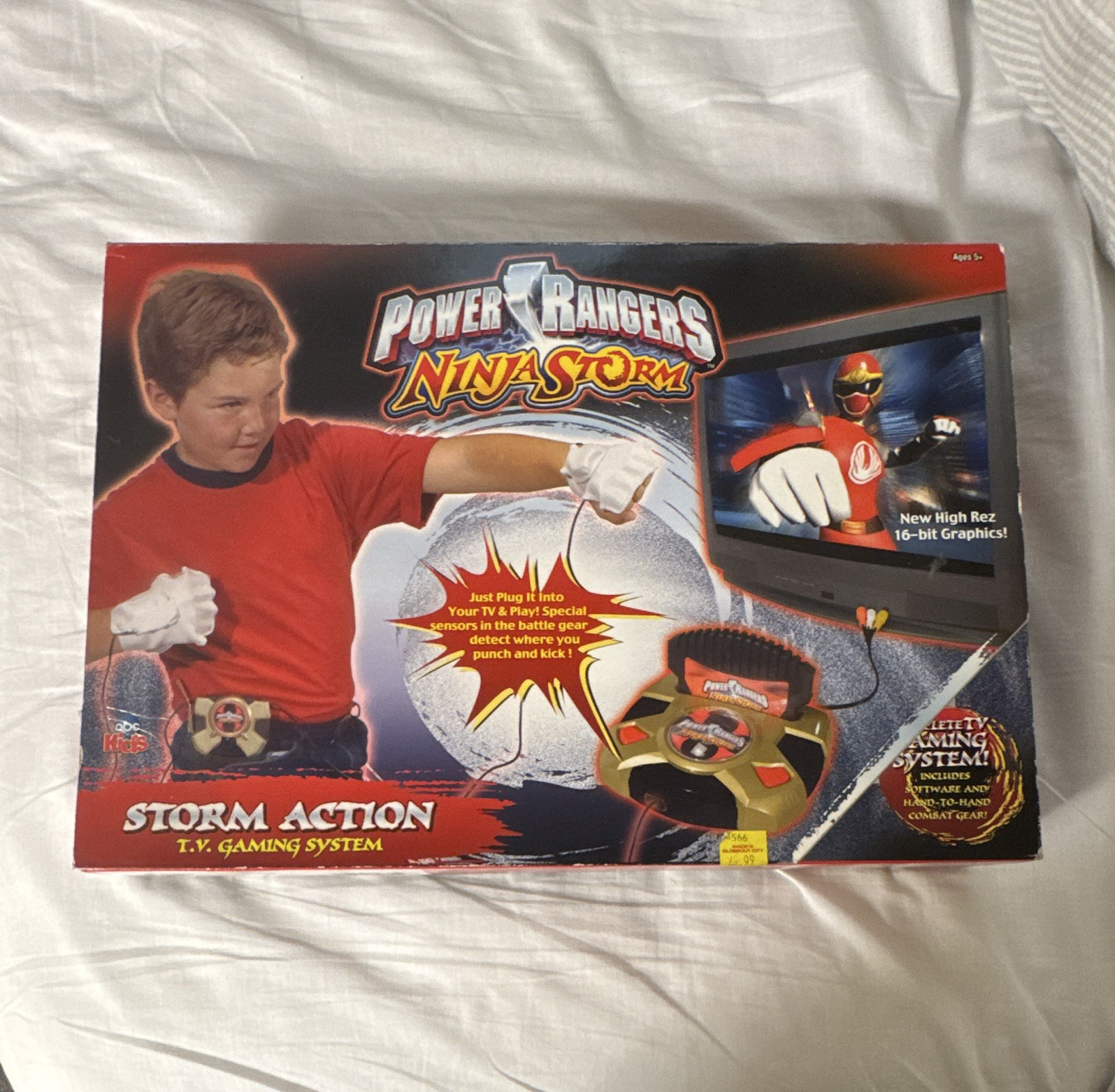 Storm Action Power Rangers Ninja Storm Plug & Play TV Gaming System, 16-bit, RCA