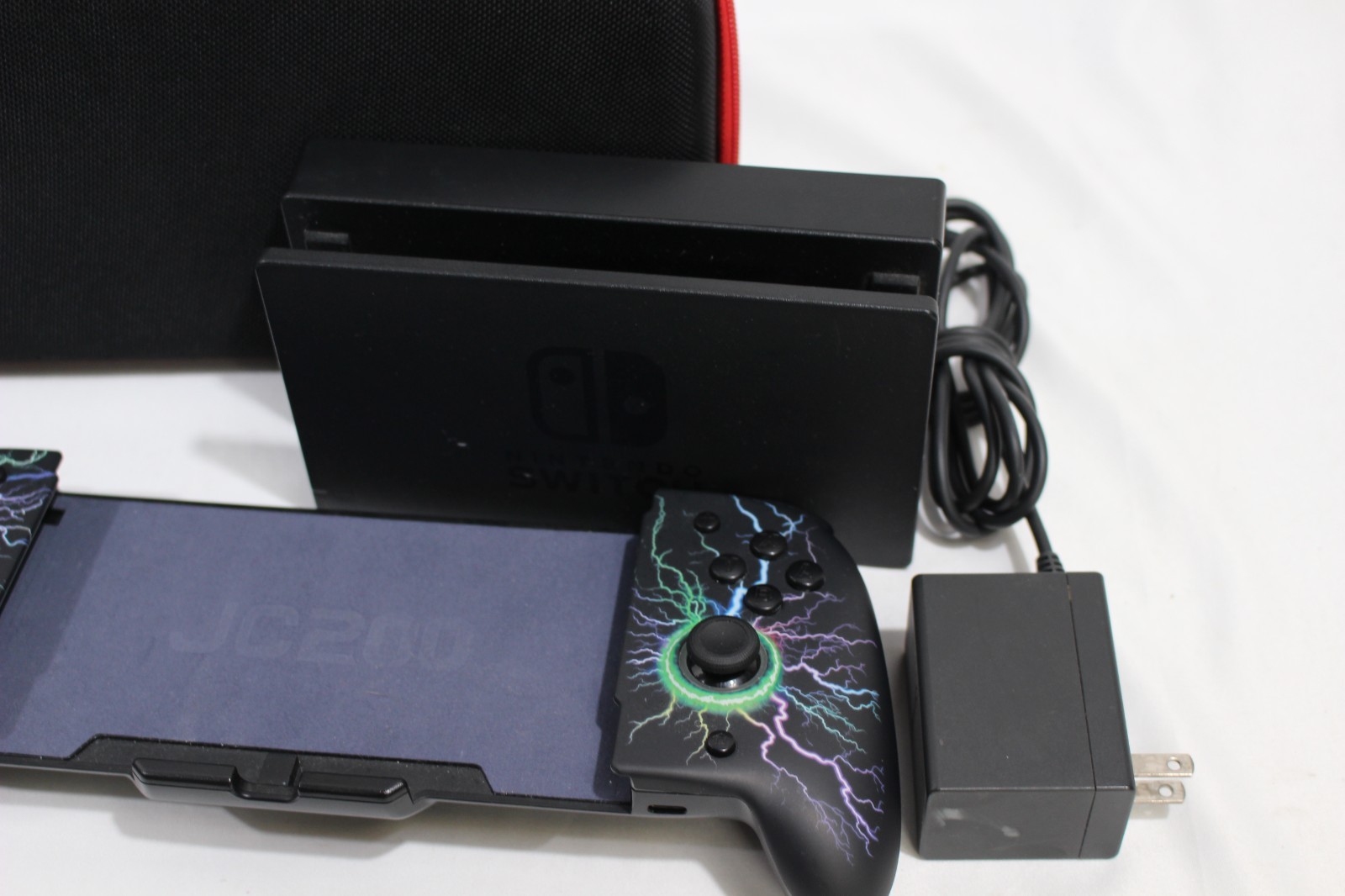 Nintendo Switch OLED Model HEG-001 Handheld Console – 64GB – W/ Extras