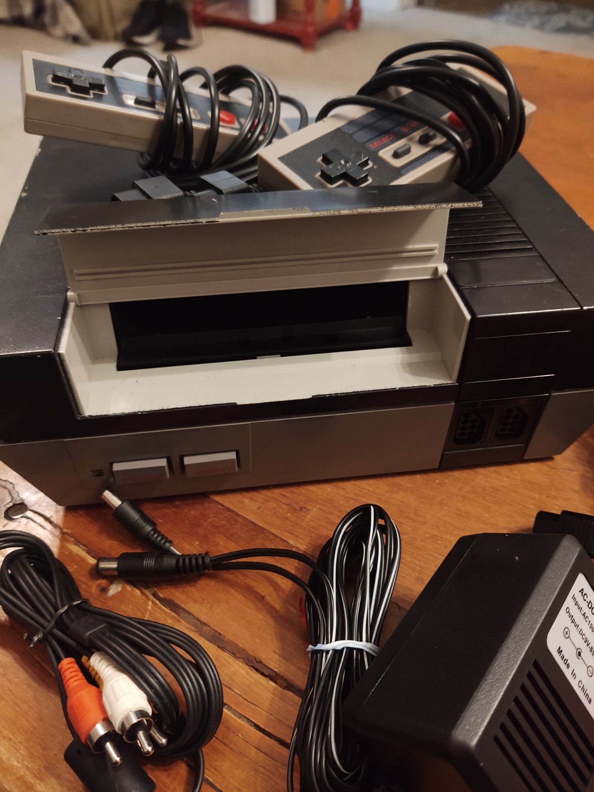 BLACK EDITION Nintendo Entertainment System NES Video Game Console Bundle Set