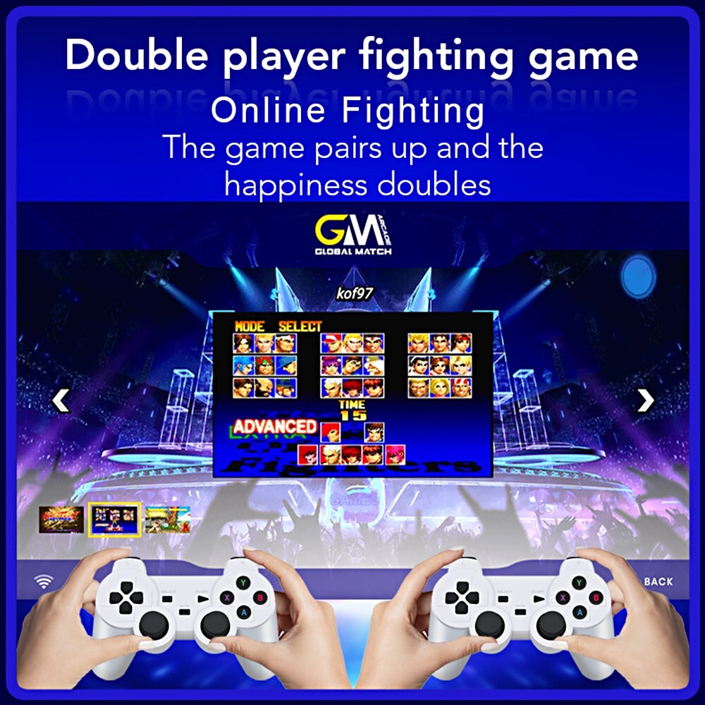 Essential Durable Compact 2x Wireless Game Controllers 2.4G Receiver 64G TF Card
