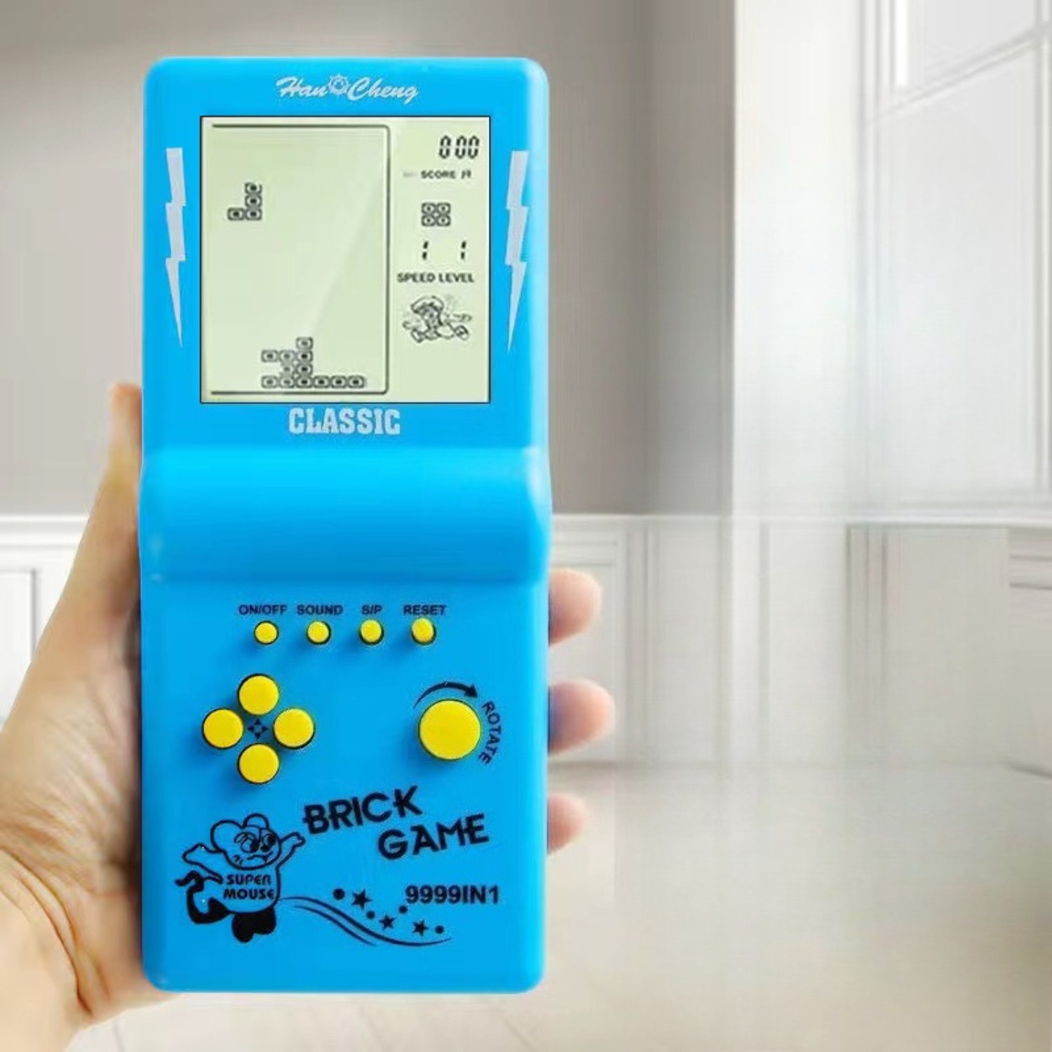 Handheld Retro Game Console Brick Style Portable Mini Gaming Gift