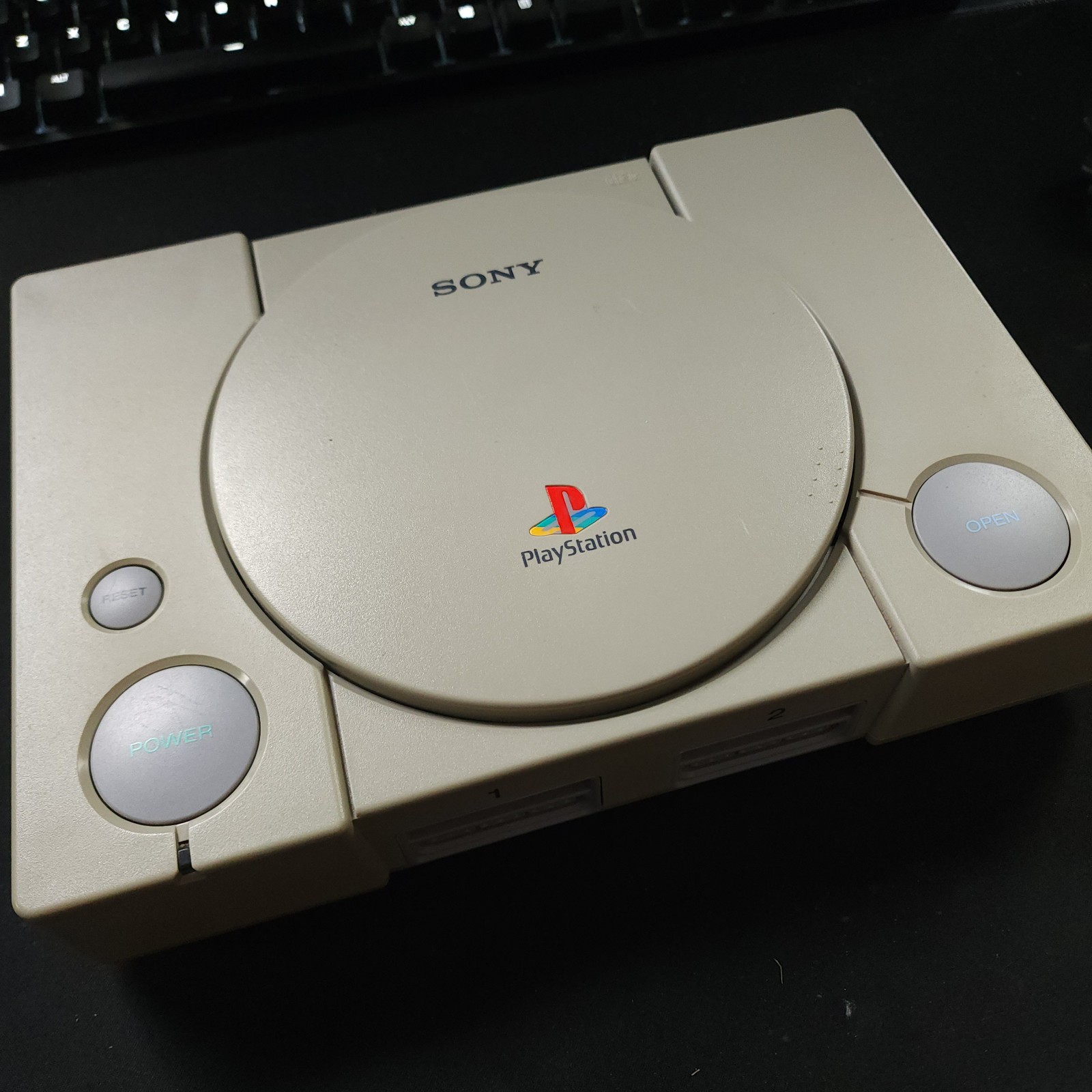 Sony PlayStation 1 Video Game Console *SCPH-7501* Tested W/ Cables, Patina Sony