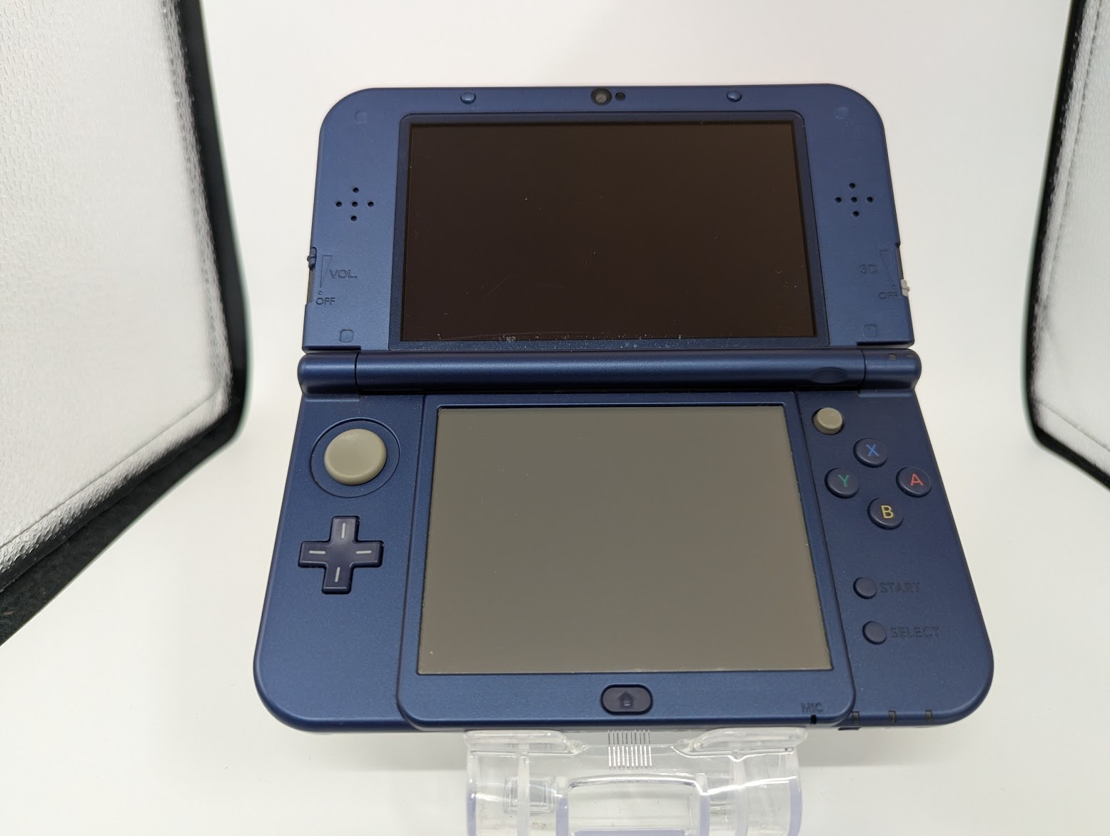 B6891 Nintendo new 3DS LL XL console Metallic Blue Japan w/pen fx