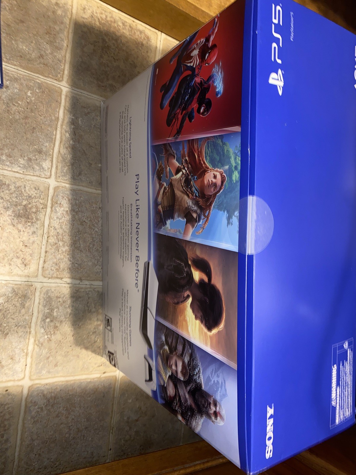 Sony PS5 4K UHD Console with Controller, Wi-Fi, Blu-Ray, HDMI, USB-C 825GB