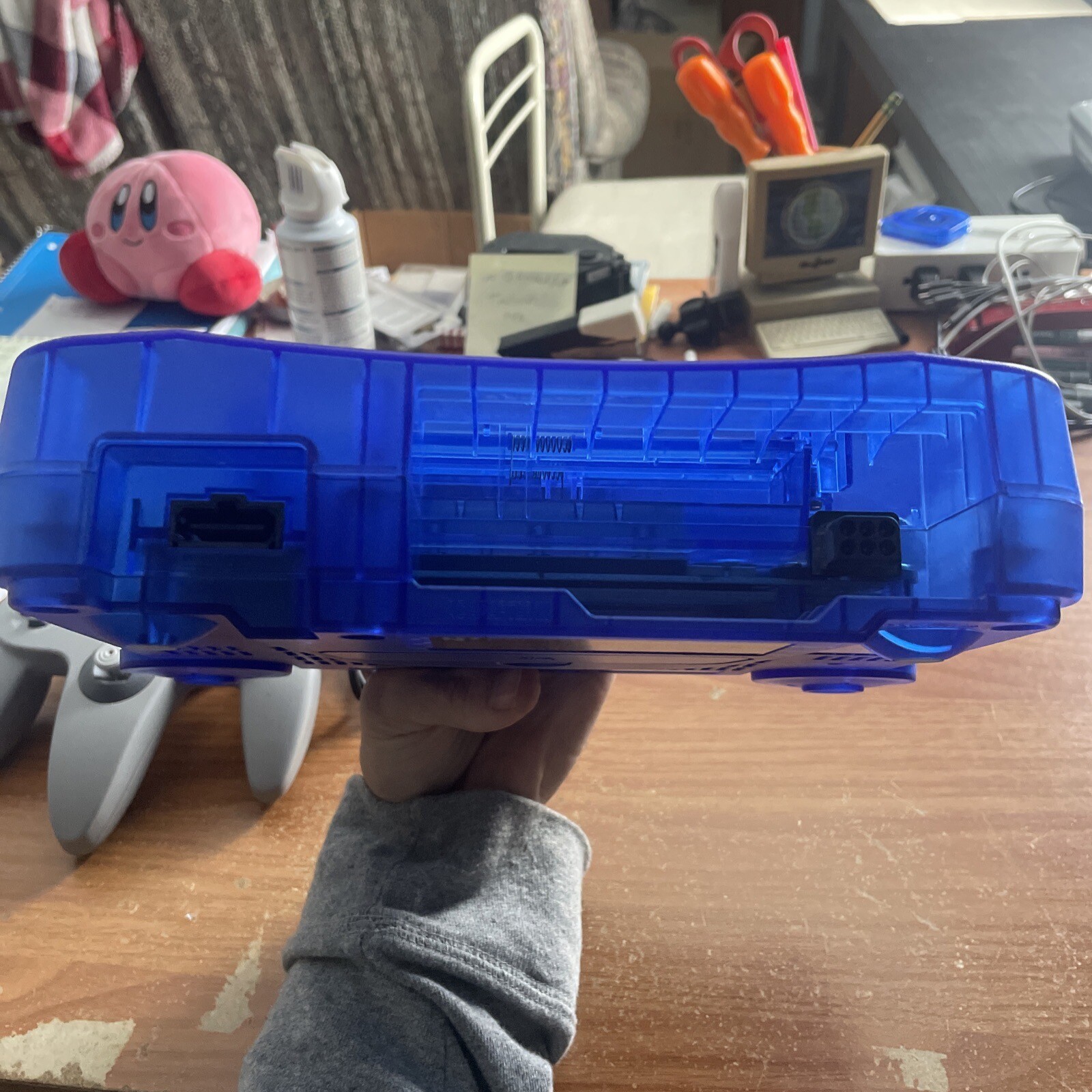 Nintendo 64 N64 Limited Clear Ocean Blue Custom Console