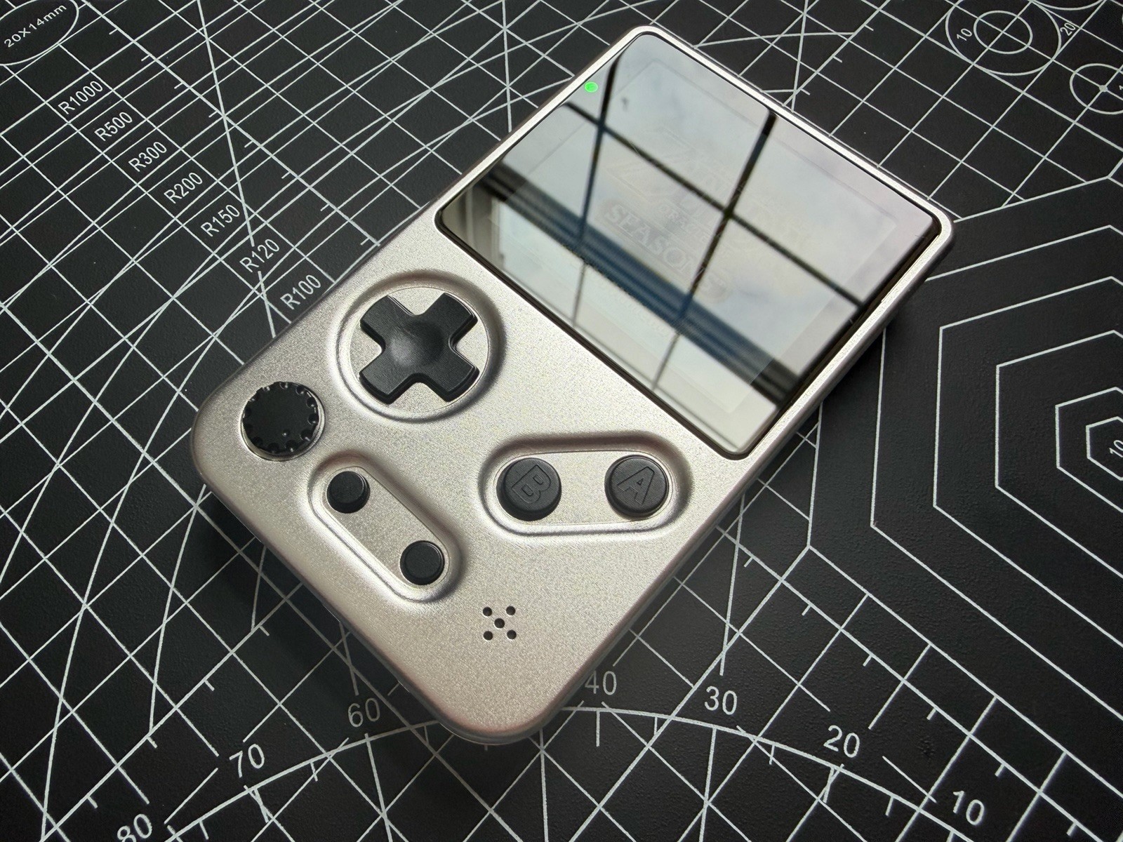 Nintendo Game Boy Color – Tad Boy Color Alu Silver Shell & Type C & IPS Screen