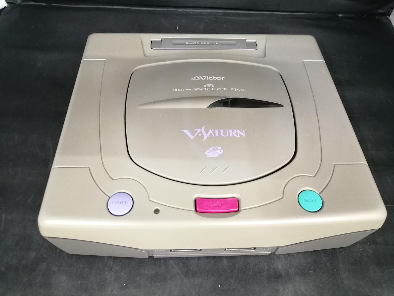 Victor V Saturn JVC RG-JX2 Video Console System Sega Tested