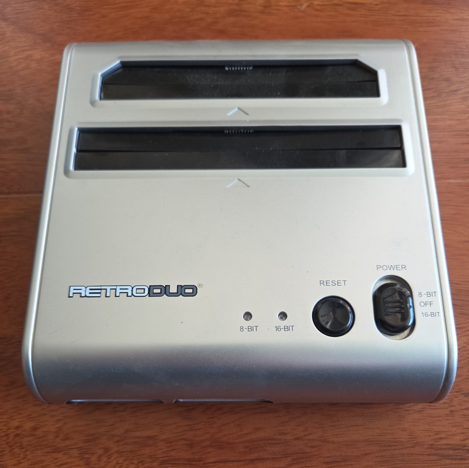 Retro-Bit RetroDuo NES/SNES Console Silver/Black AV Power Adapter