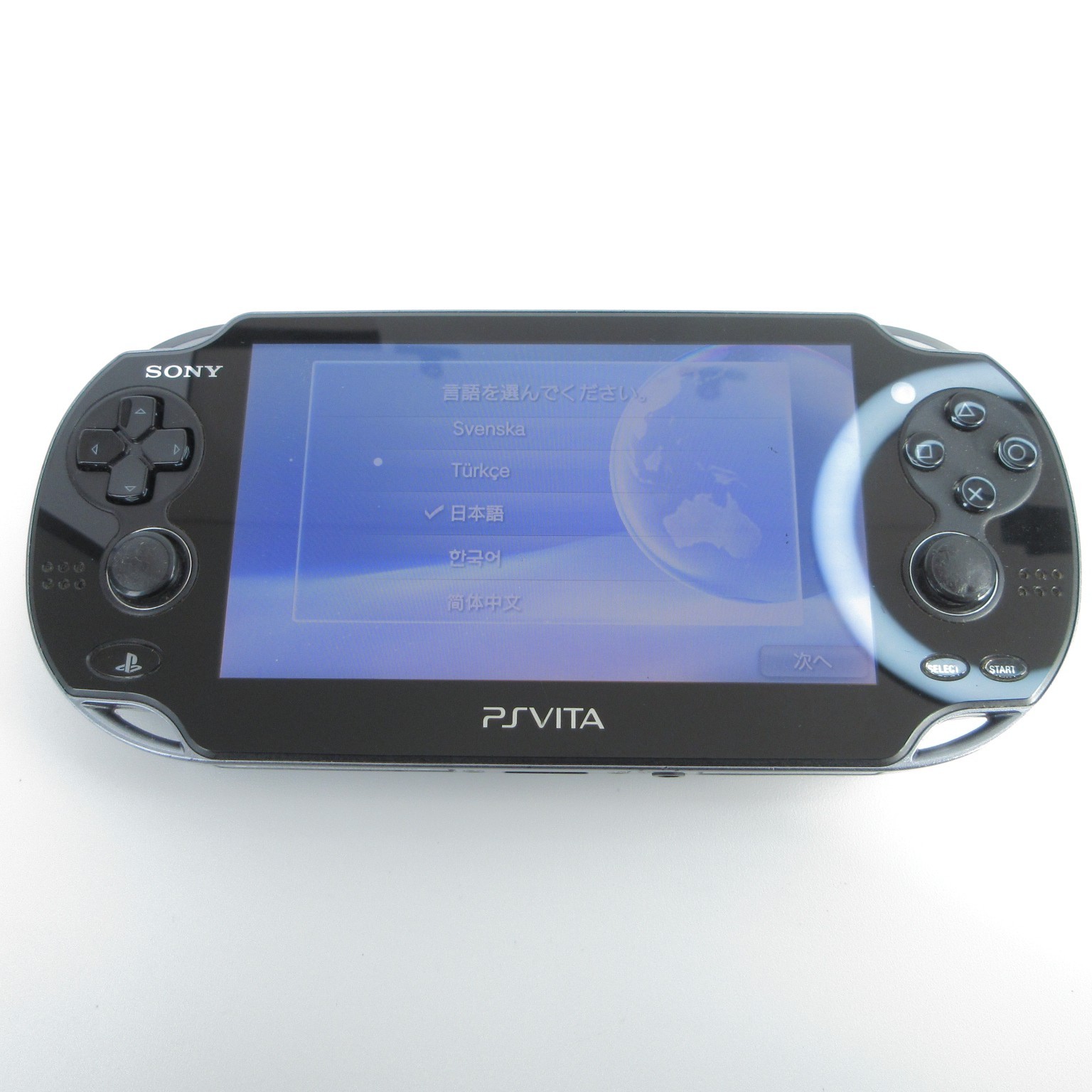 【Good】Sony PS Vita PCH-1000 Crystal Black Wi-Fi Model Console Only #RET1101/03