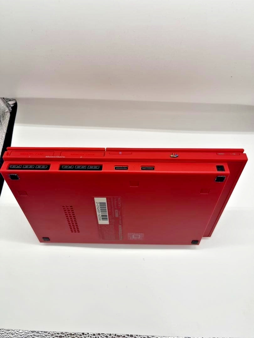 Sony PS2 Console SCPH-90000CR Cinnabar Red NTSC-J Tested Working Japan