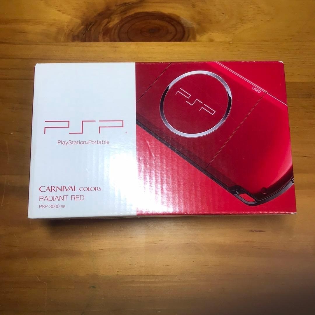 PSP 3000 Radiant Red Console 6296 From Japan