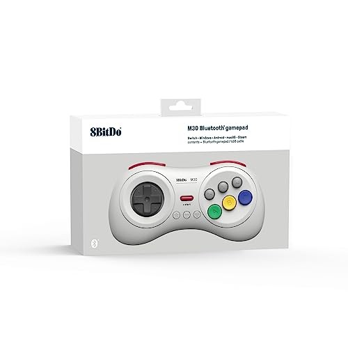 8Bitdo M30 Bluetooth Gaming Controller 6-Button Gamepad for NS Switch/Switch 2