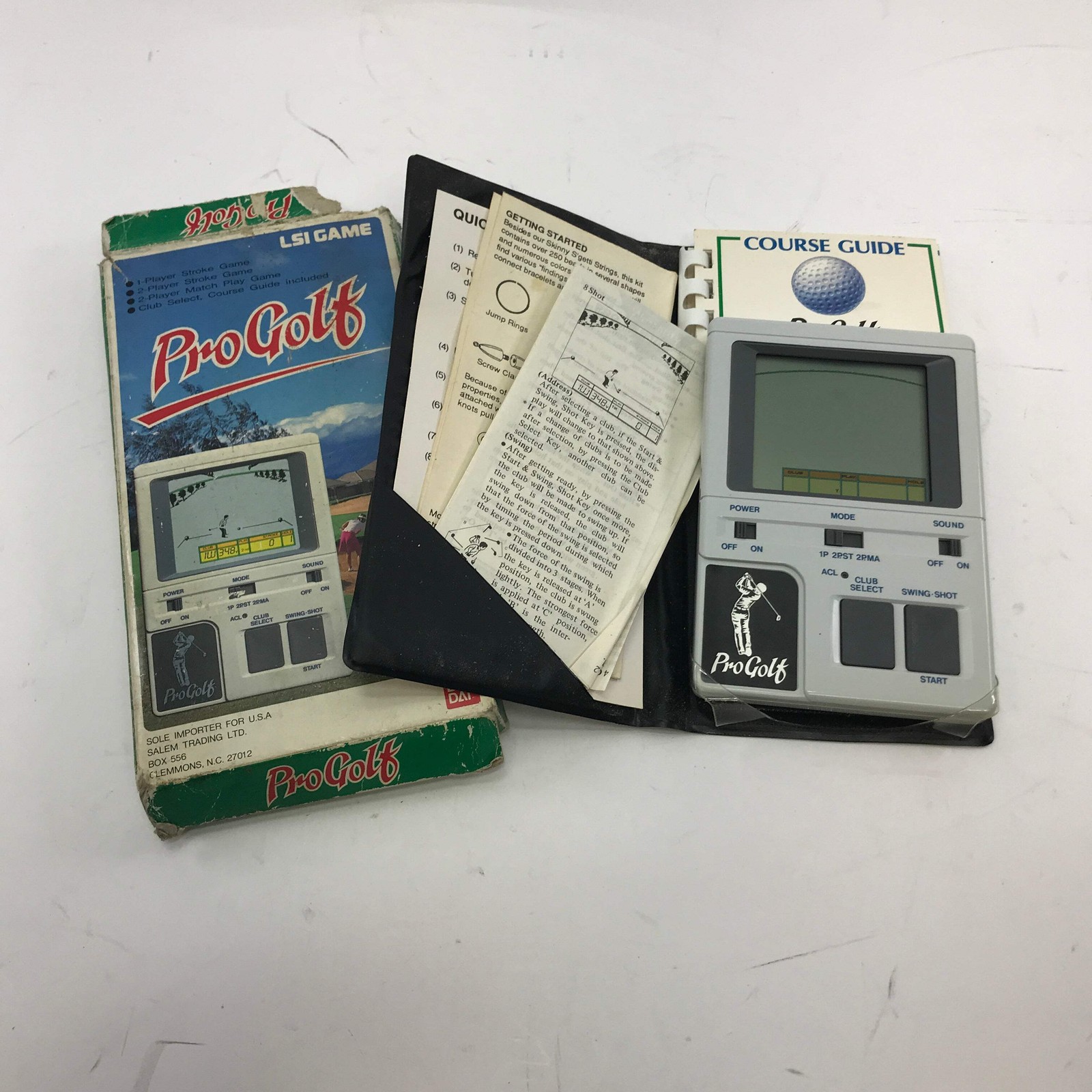Lsi game Pro Golf Vintage Handheld Bandai Game w Box