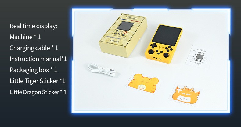 2025 New Upgraded RGB20SX Retro Handheld Game Console, 4 Inch Mini Video Game