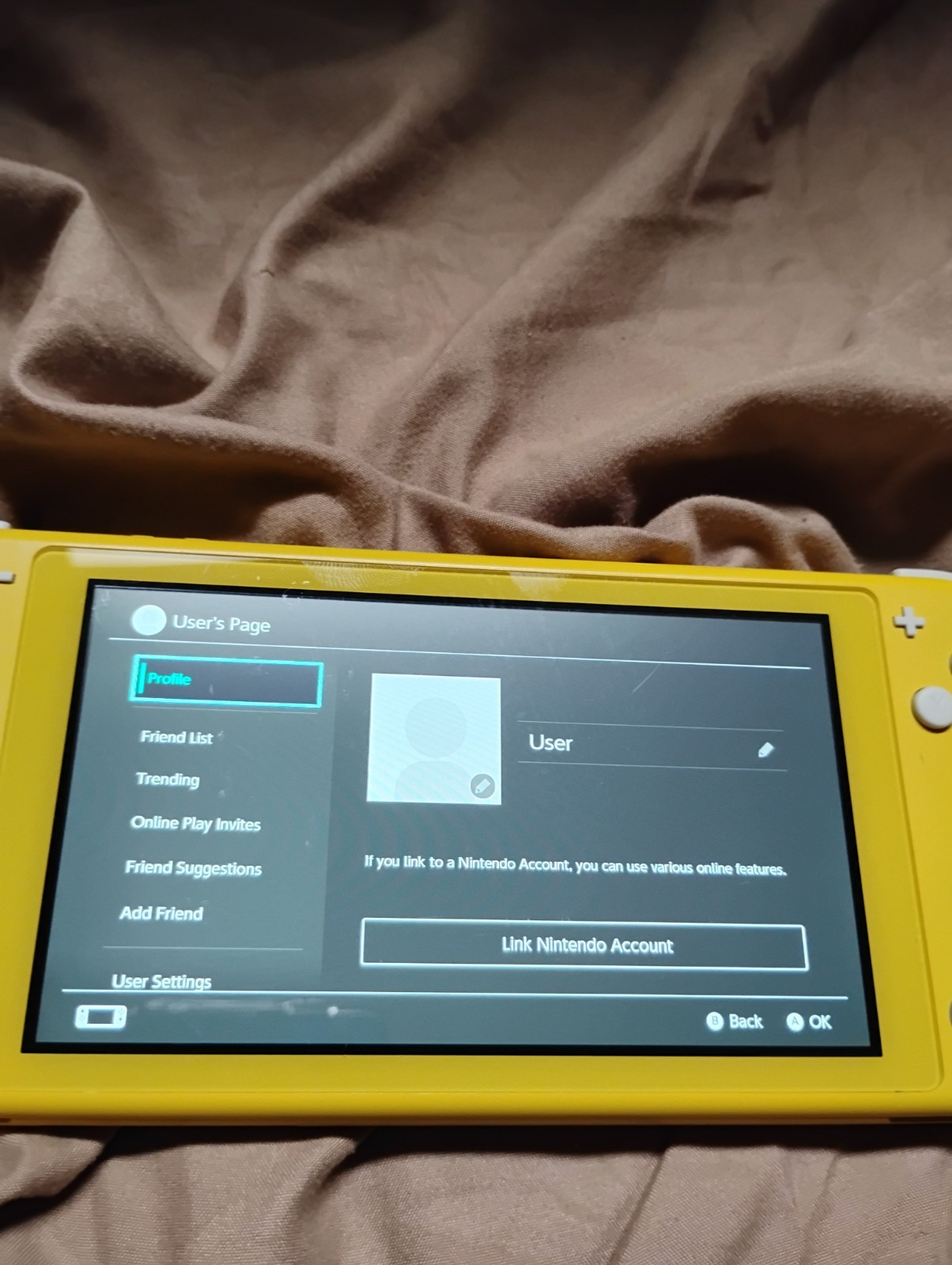 Nintendo Switch Lite Yellow 32GB 720p Handheld System w/ AC Adapter Charger