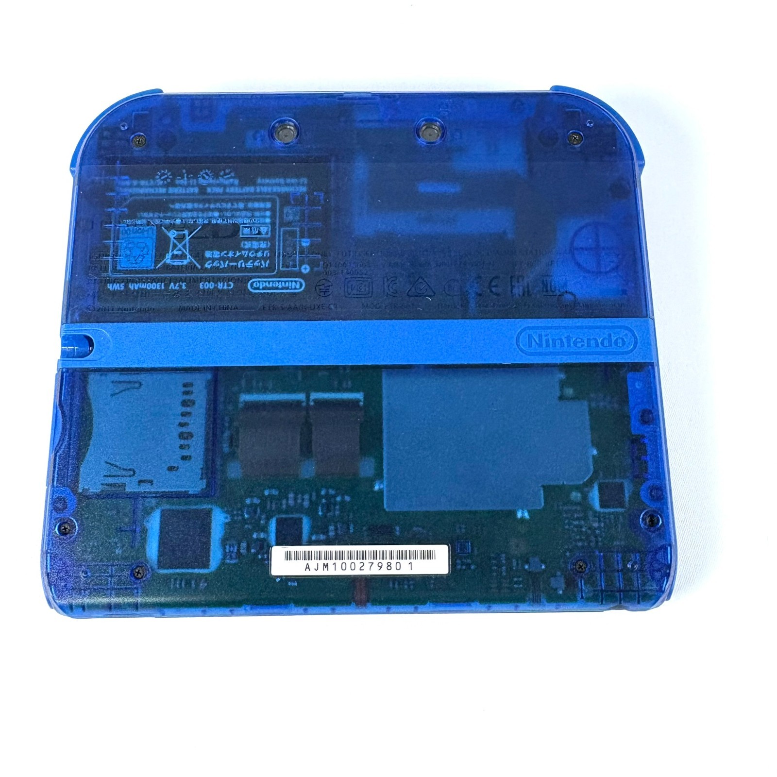 Nintendo 2DS Pokemon Pocket Monsters Clear Blue Blastoise Limited Edition