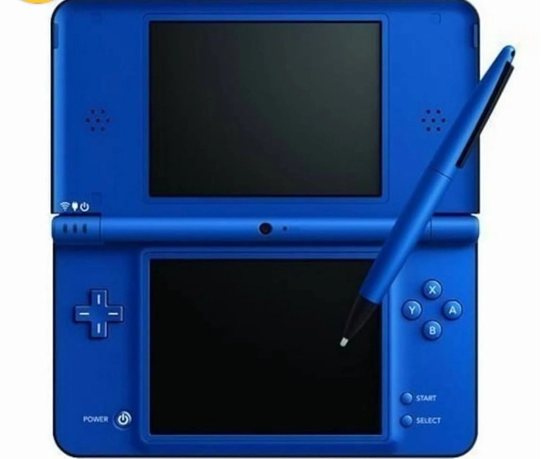 Nintendo DSi XL Blue Dual Screen Touch Screen Handheld Console