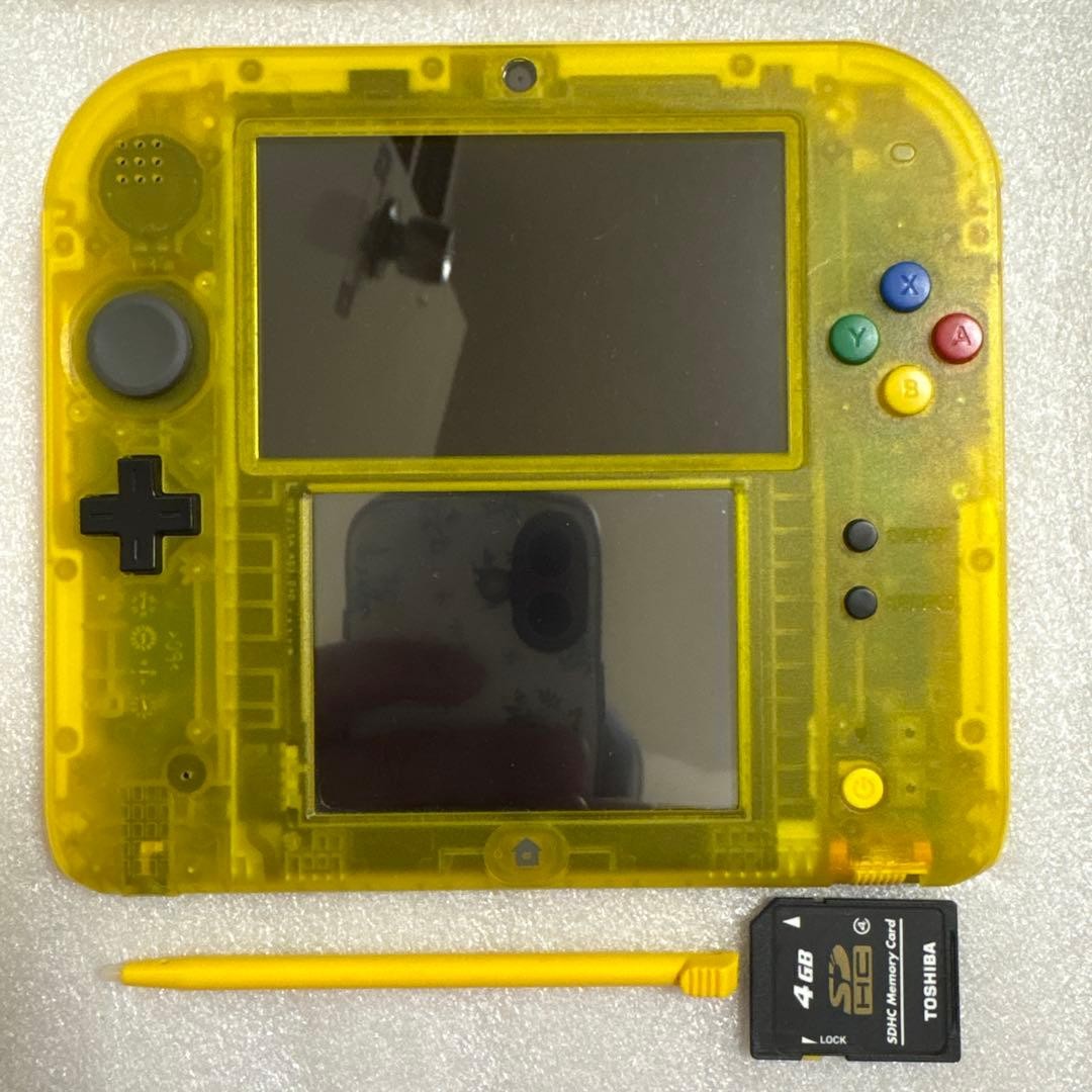 3DS/2DS/DS Nintendo 2Ds Clear Yellow Pokemon Pikachu Japan