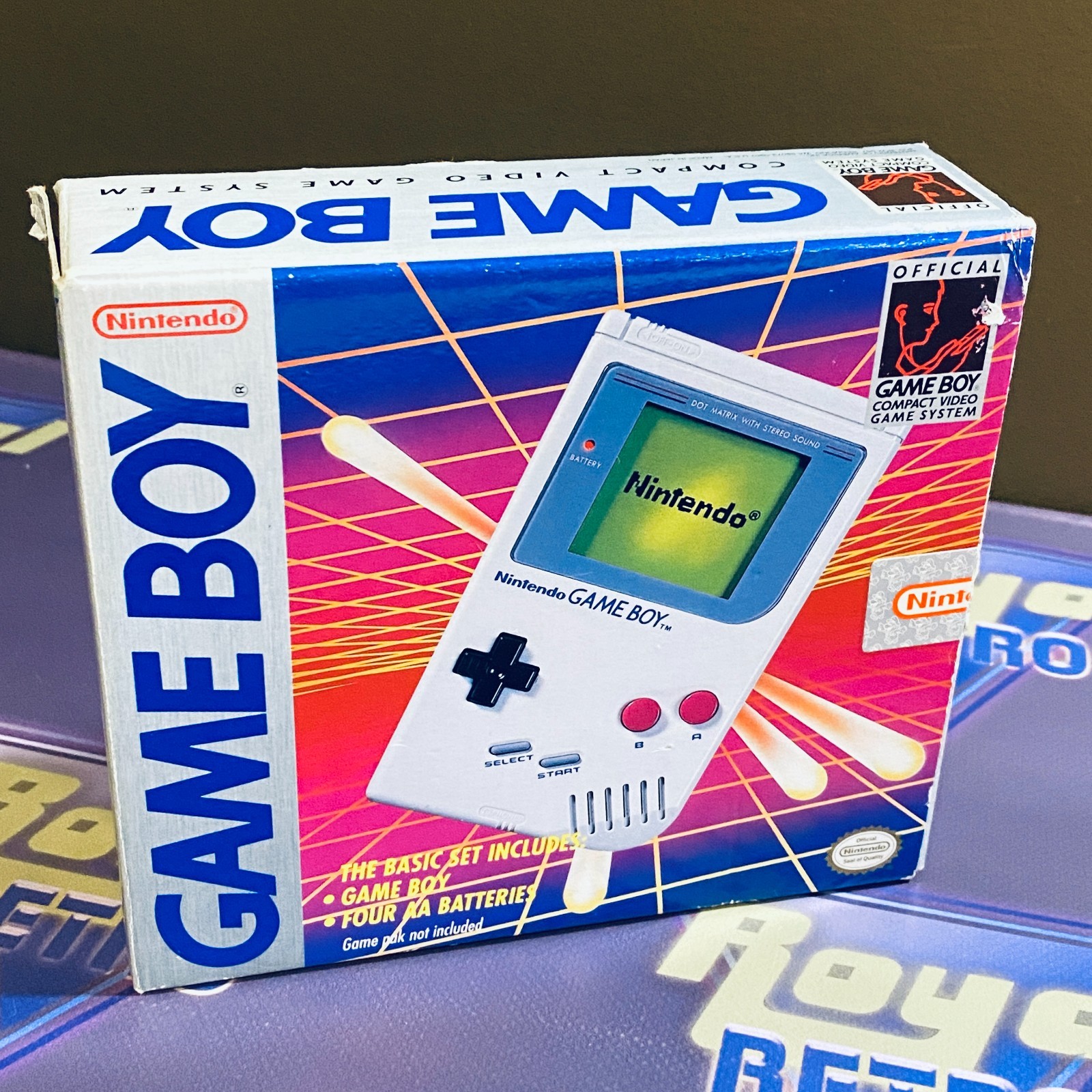Original Nintendo Game Boy DMG-01 Handheld System Complete in Box CIB
