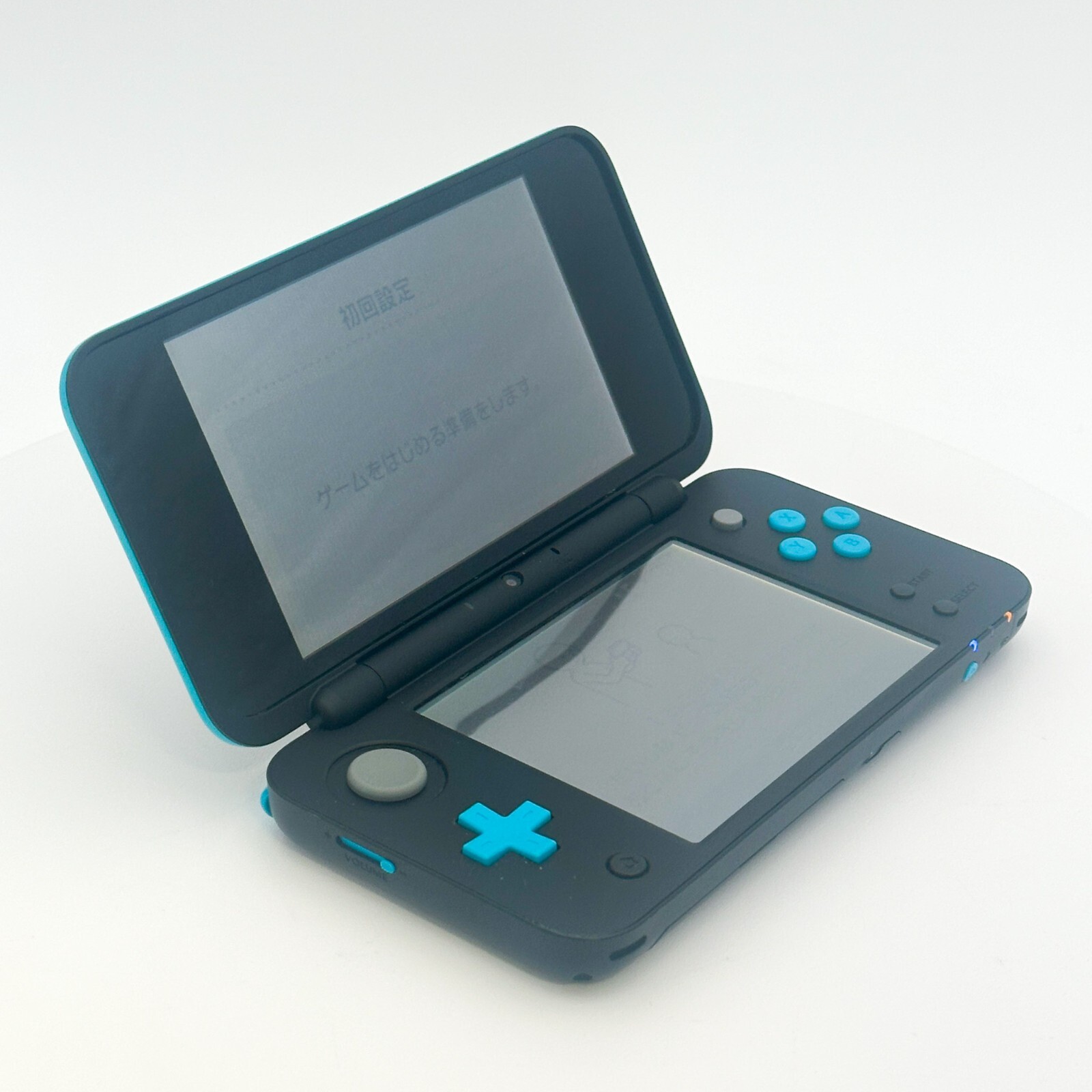 New Nintendo 2DS XL LL Black Turquoise Console Japanese ver Good Condition Works