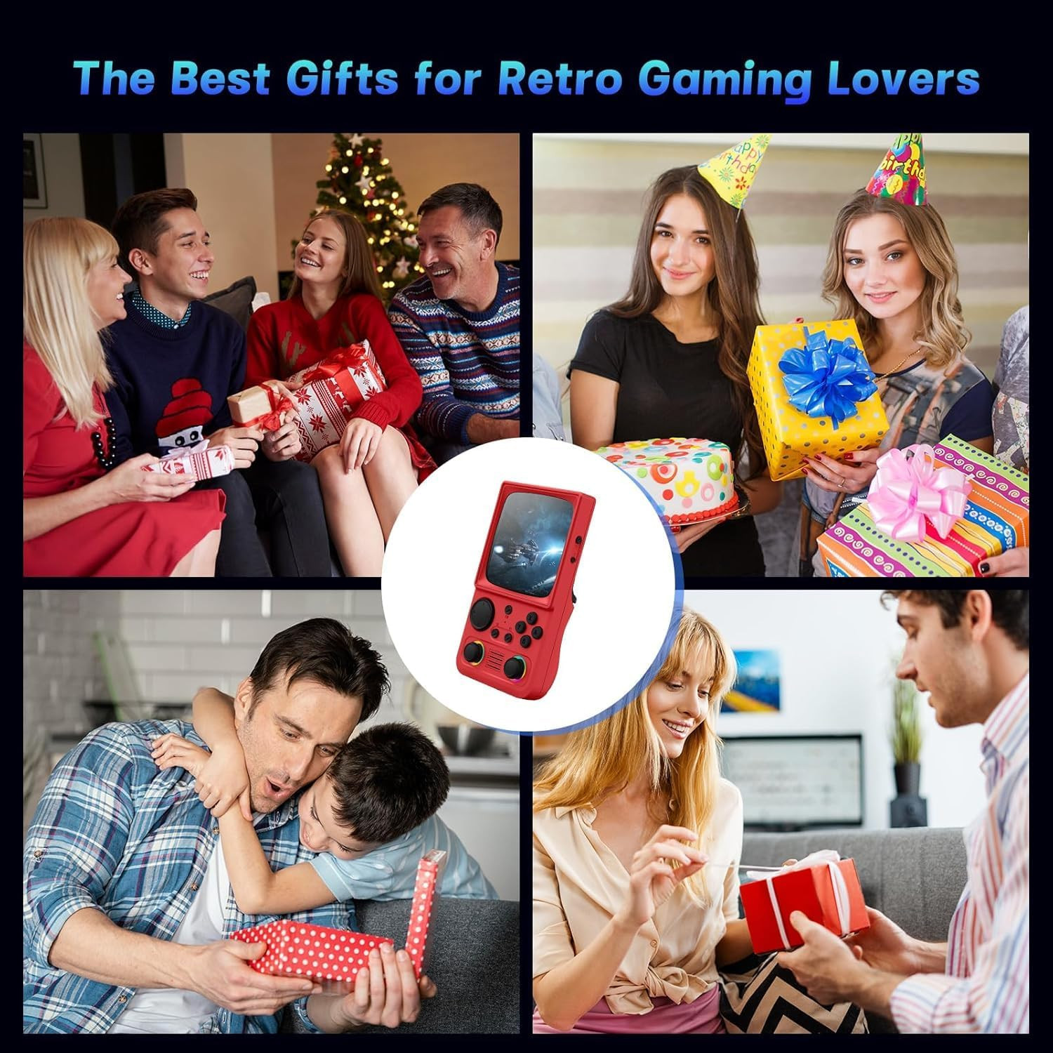 R36TMAX Retro Handheld Game Console, Portable Retro Gaming Console with 4.0” Crt