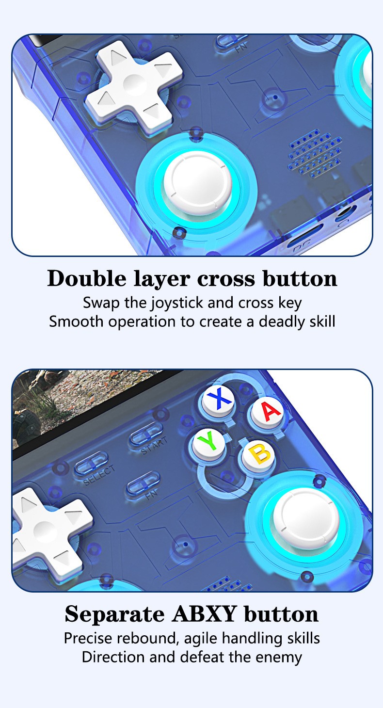 R36Ultra open source handheld game console arcade Linux dual system 4.0PSP-usa
