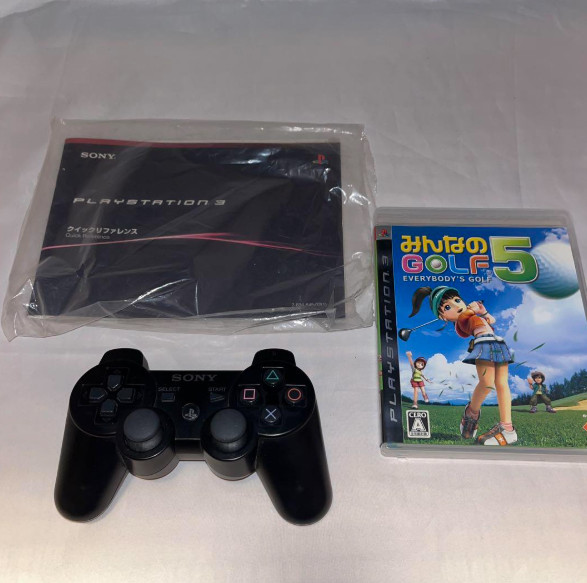 Play Station3 Game Console Body Software Everybody’s Golf 5 Beginner Pack SONY