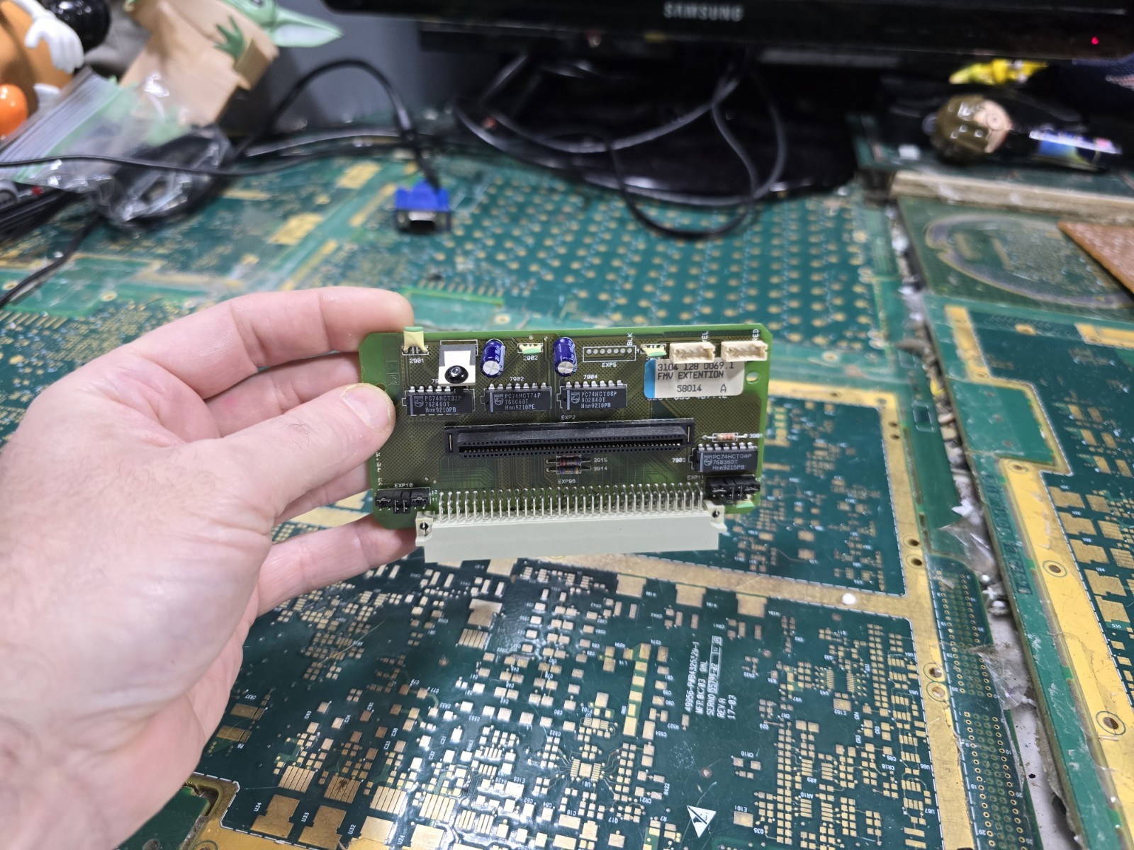 Philips CDI 910 EXACT Expansion Input Board-Not Tested-Intact-PARTS-READ ALL