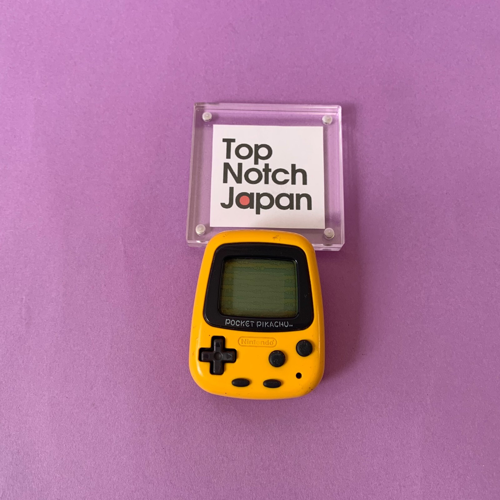 Nintendo Pocket Pikachu 1998 Pokemon Pedometer Virtual pet Tested Japan Used
