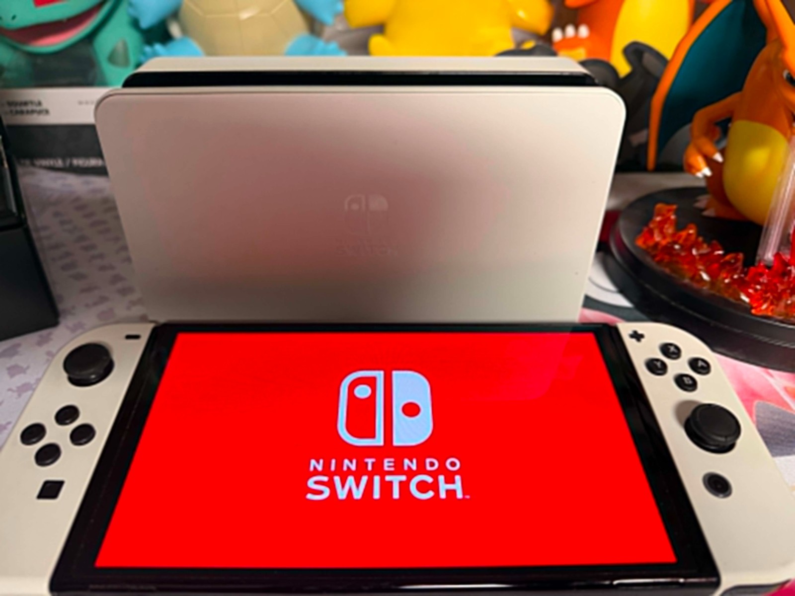 Nintendo Switch OLED Handheld Console – 64GB – Very Nice Shape For Being Used