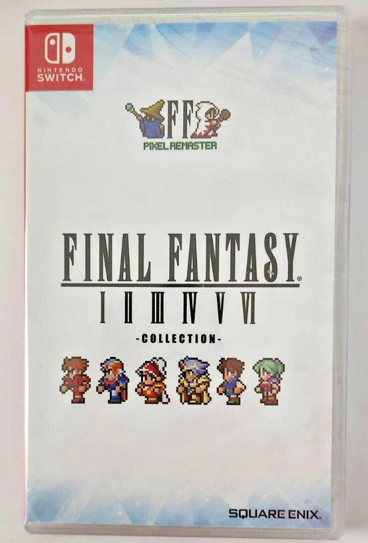 Final Fantasy I-VI Pixel Remaster Collection 1-6 – Nintendo Switch Brand New