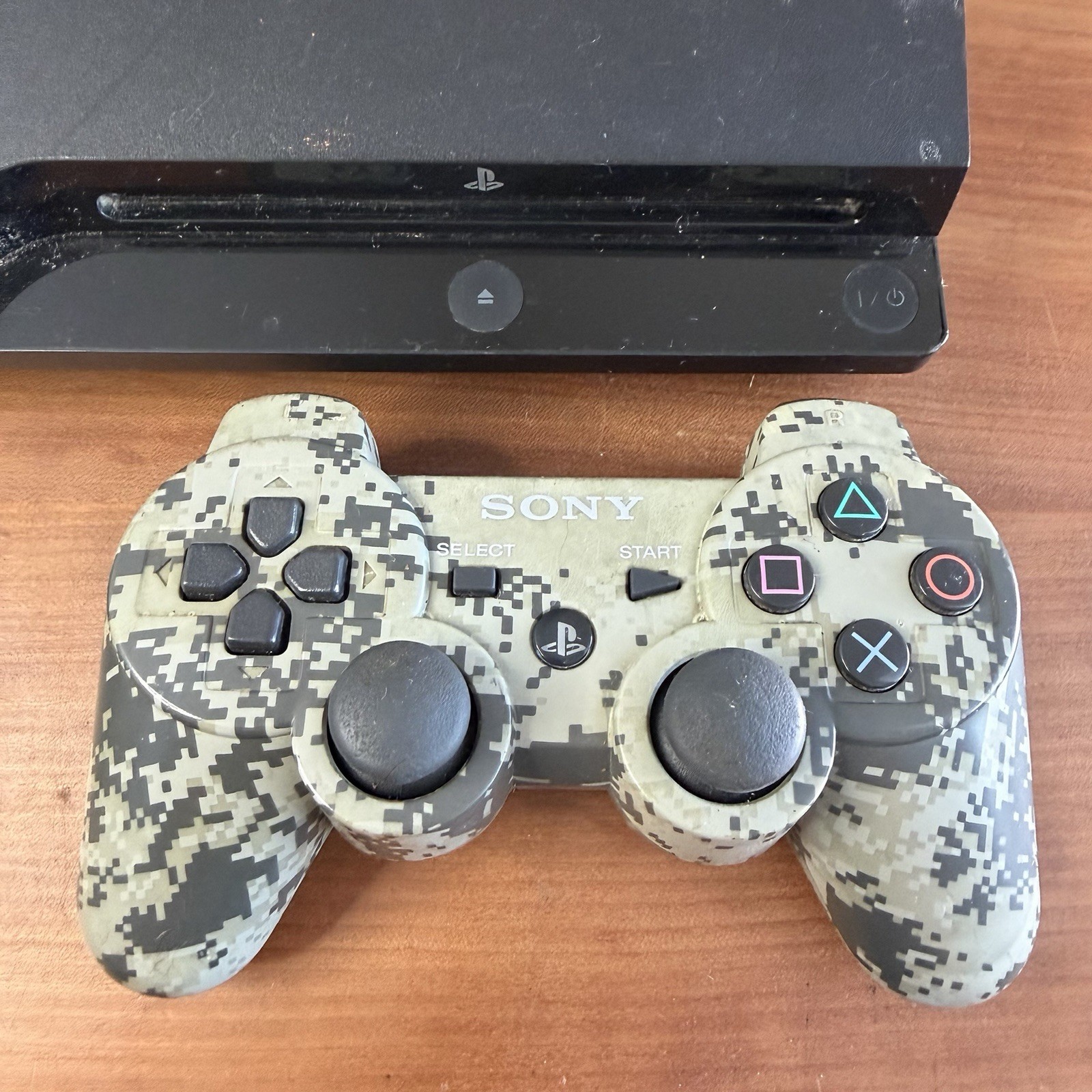 PlayStation 3 & Two Wireless Controllers CECH-3001A Slim Console for Parts Only