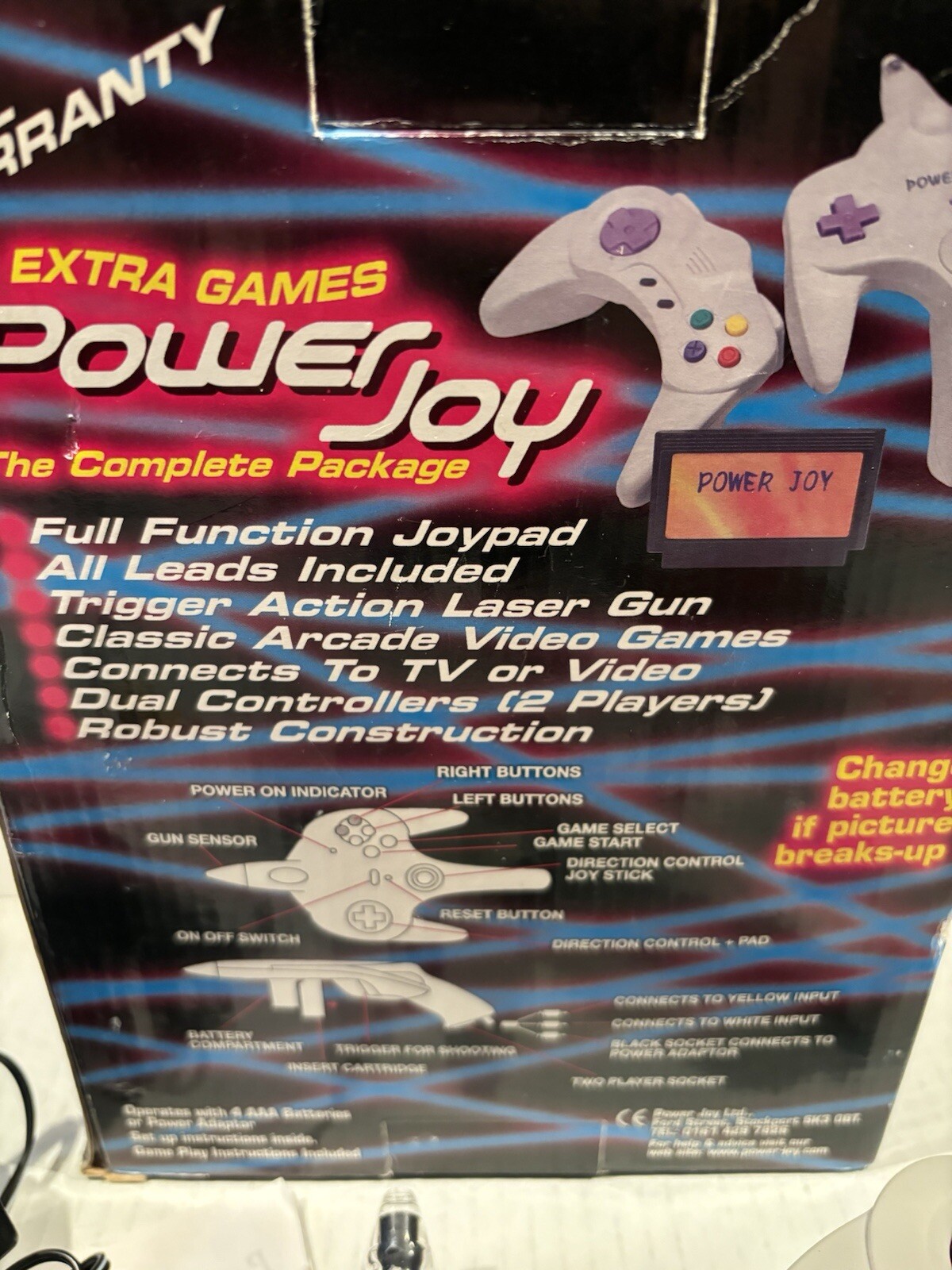 Power Joy Classic TV Game Limited Edition 84 Extra Games Plug N’ Play Works! VTG