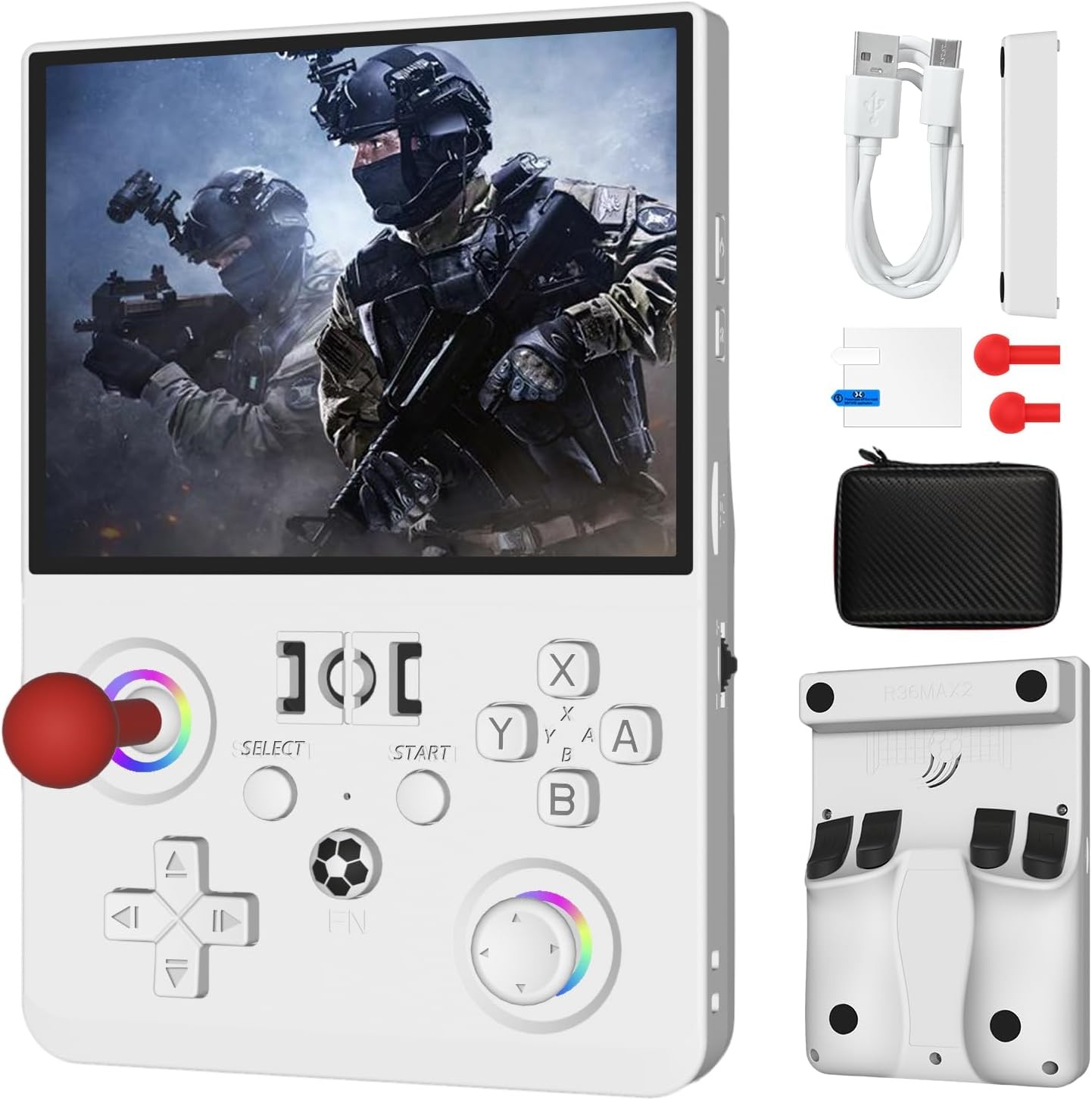 R36MAX II Retro Handheld Console 22000 Games 4.5in IPS